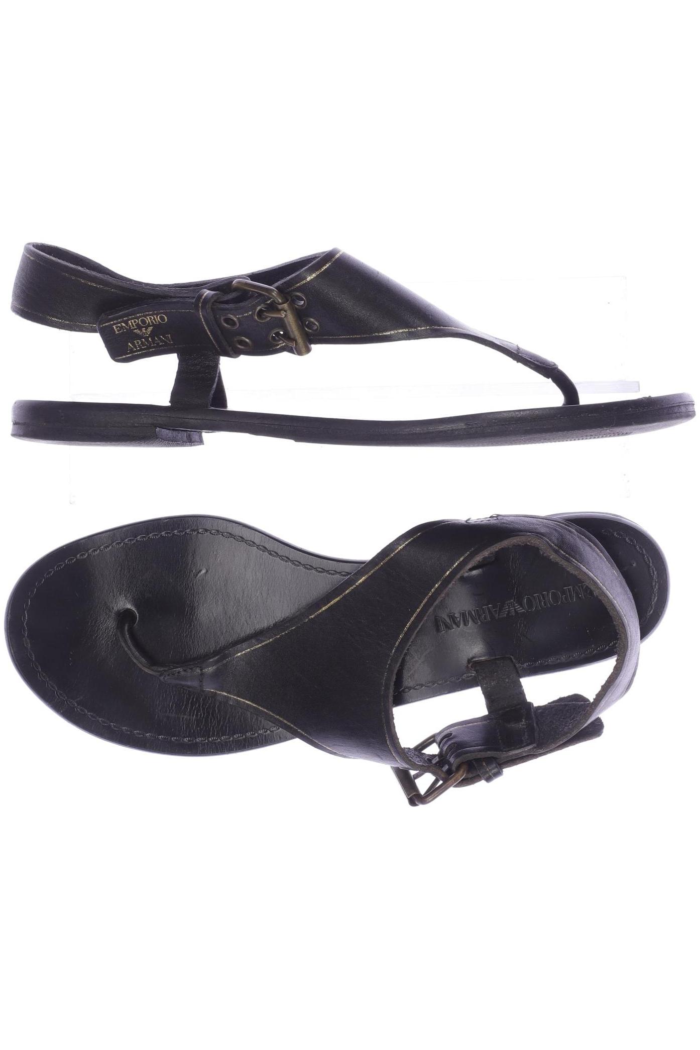 

Emporio Armani Damen Sandale, schwarz, Gr. 37