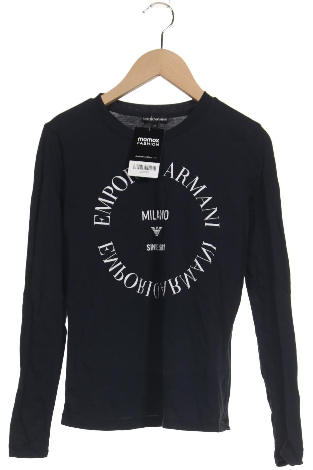 Thumbnail - Emporio Armani Damen Langarmshirt, marineblau, Gr. 36