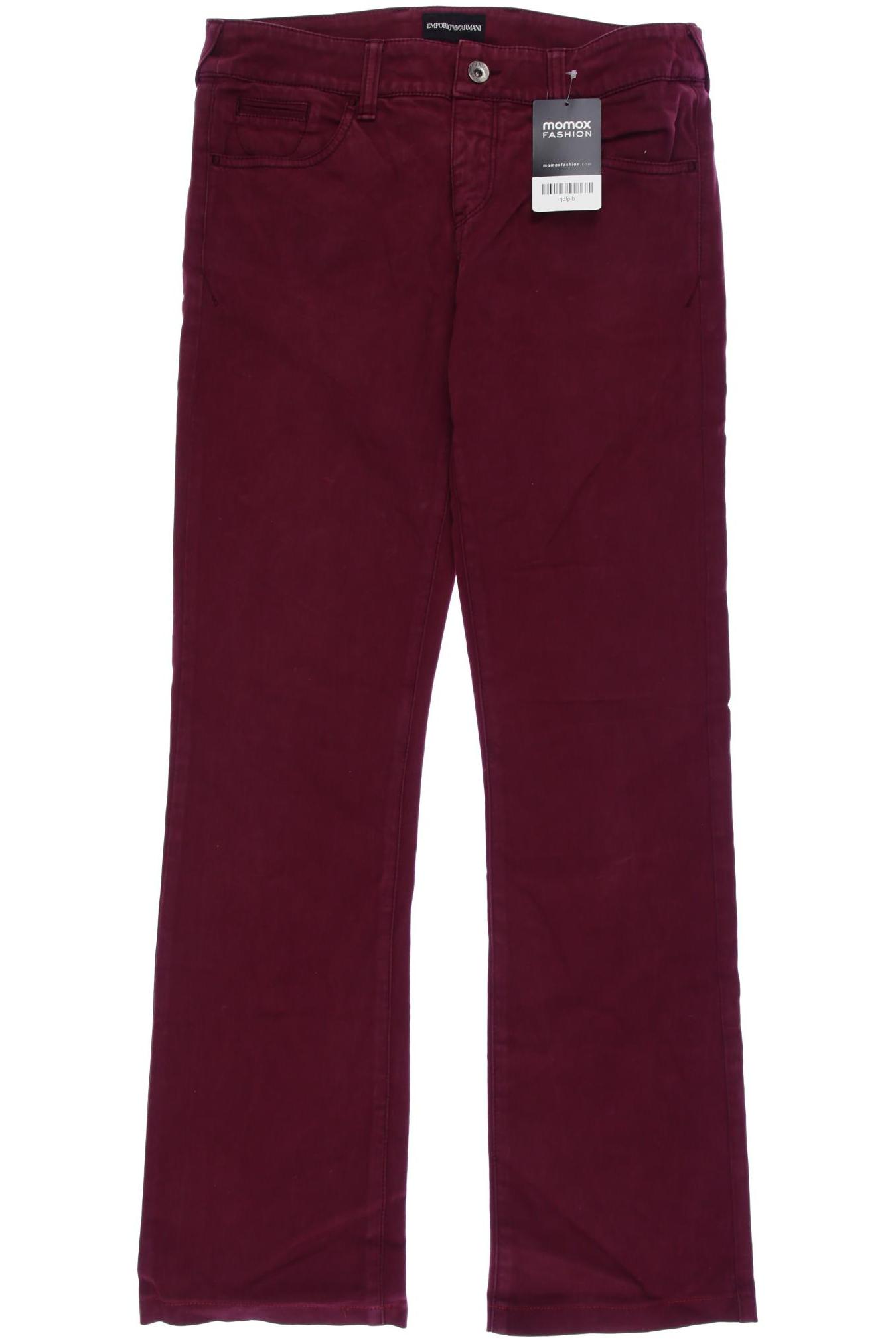 

Emporio Armani Damen Jeans, bordeaux, Gr. 27