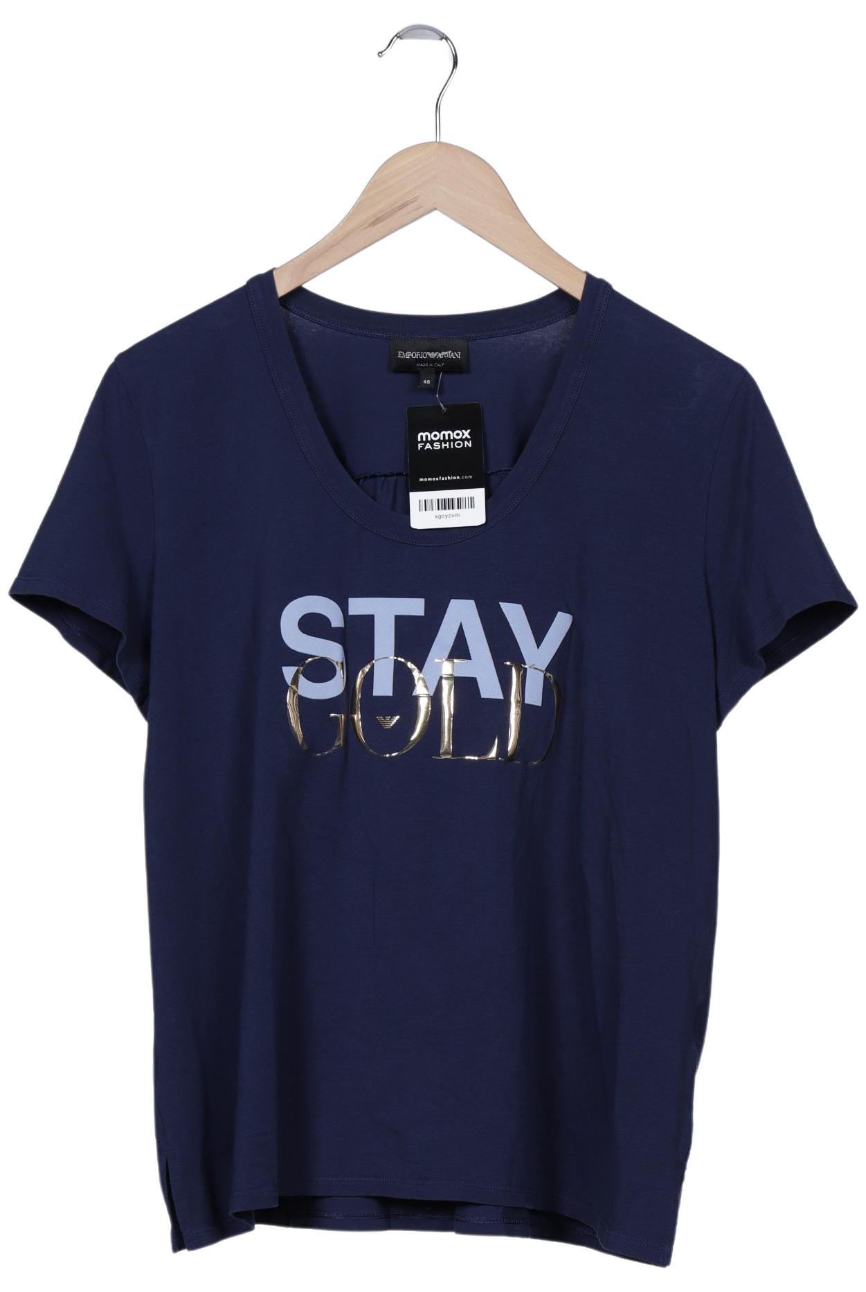 

Emporio Armani Damen T-Shirt, marineblau, Gr. 46