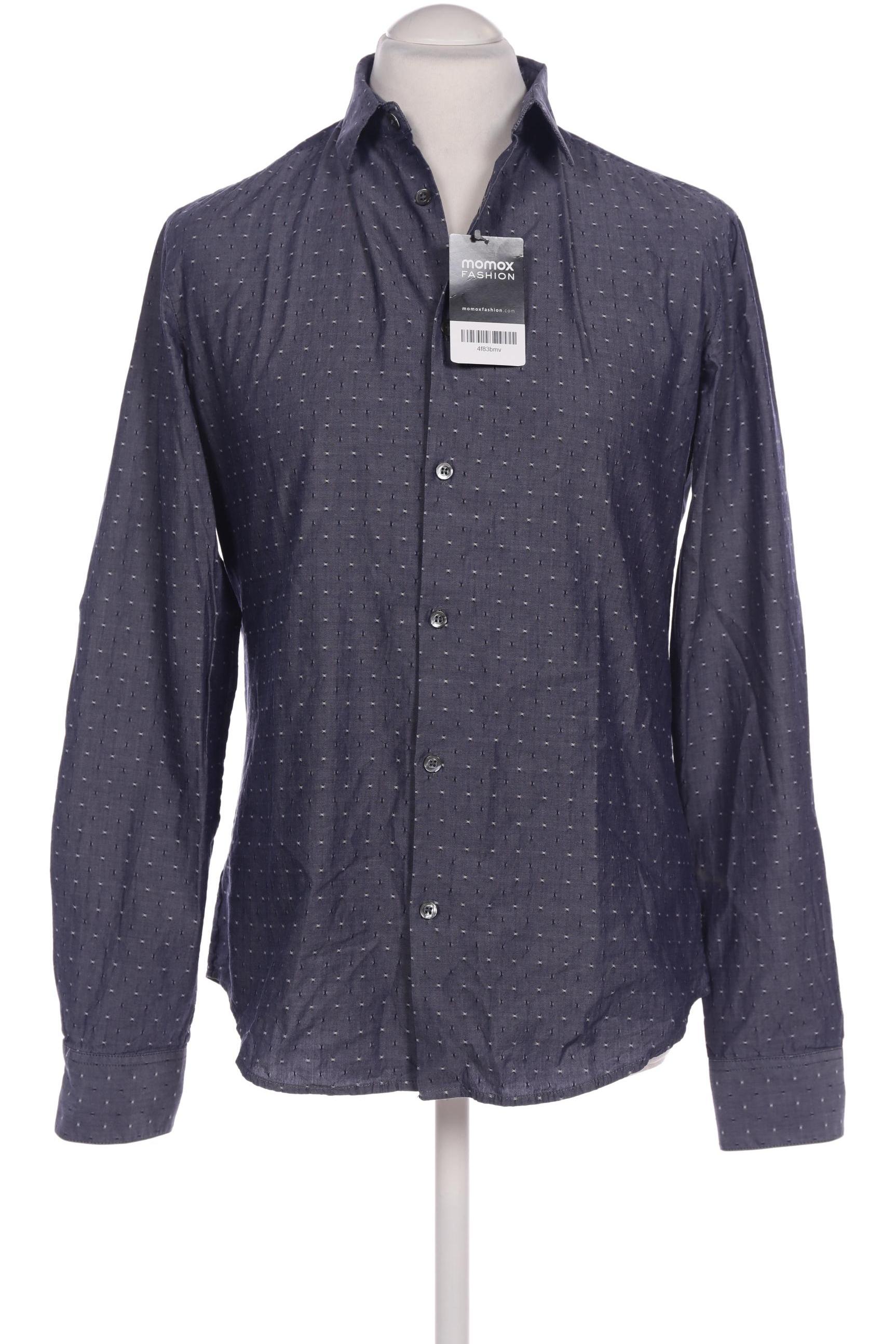 

Emporio Armani Herren Hemd, marineblau, Gr. 52