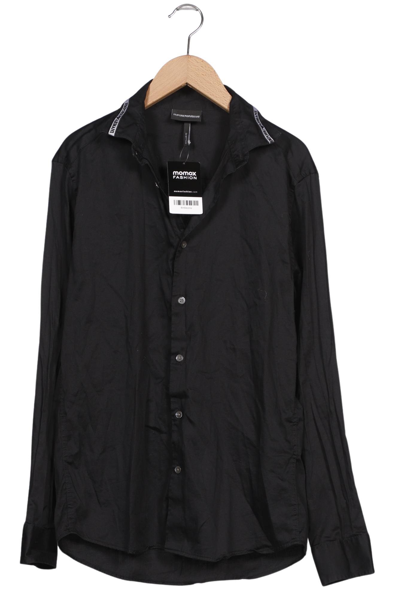 

Emporio Armani Herren Hemd, schwarz, Gr. 44