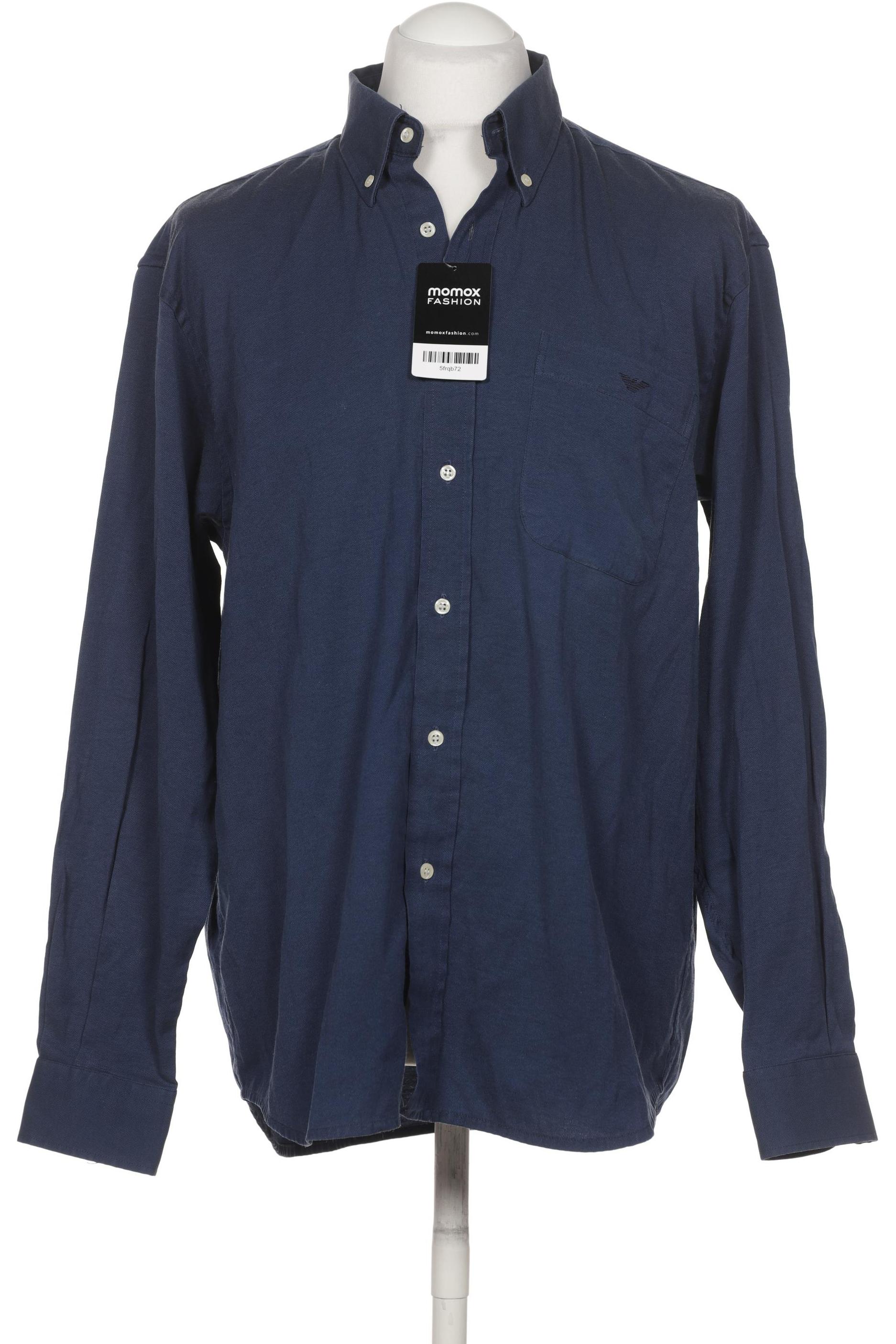 

Emporio Armani Herren Hemd, marineblau, Gr. 54