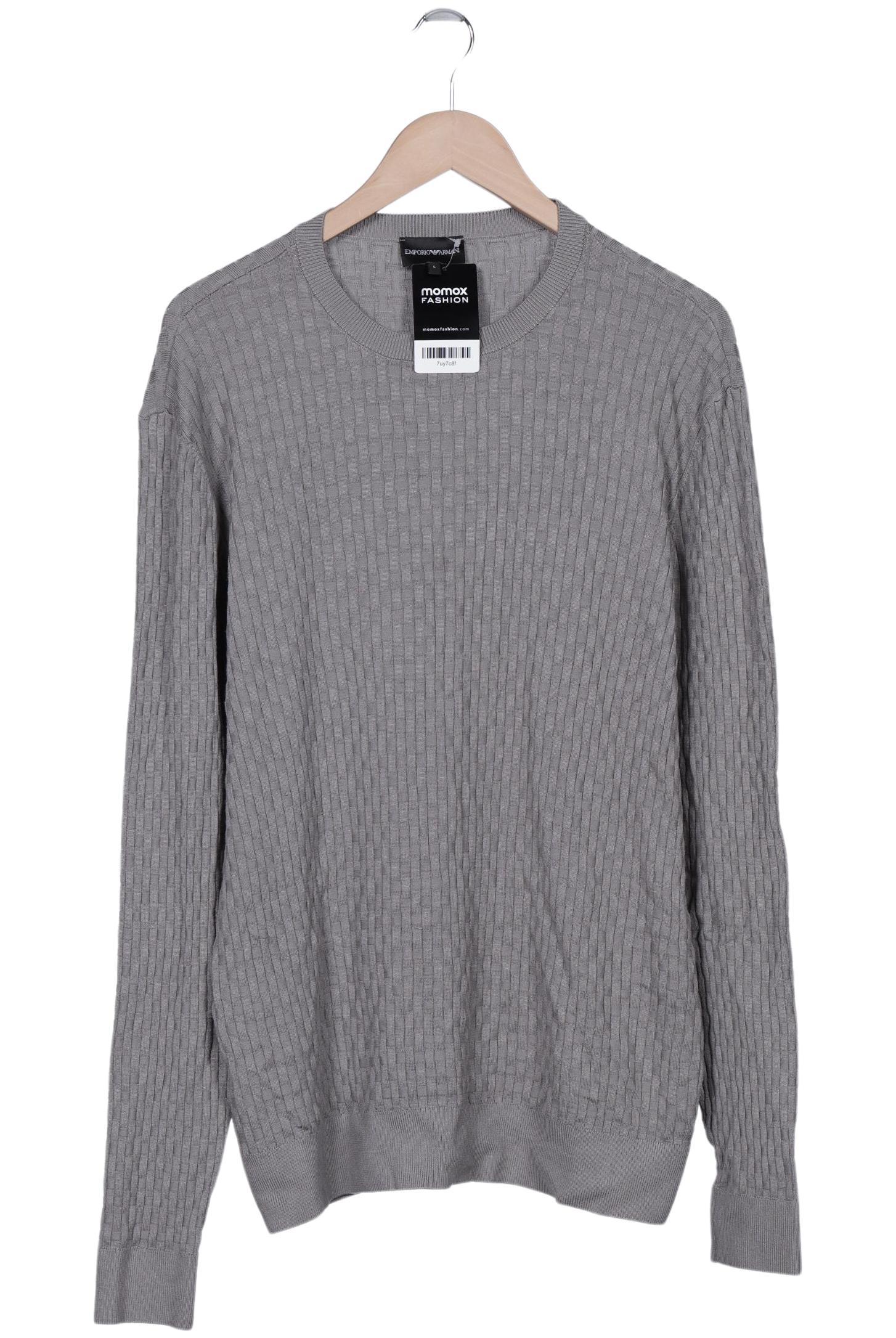 

Emporio Armani Herren Pullover, grau, Gr. 52