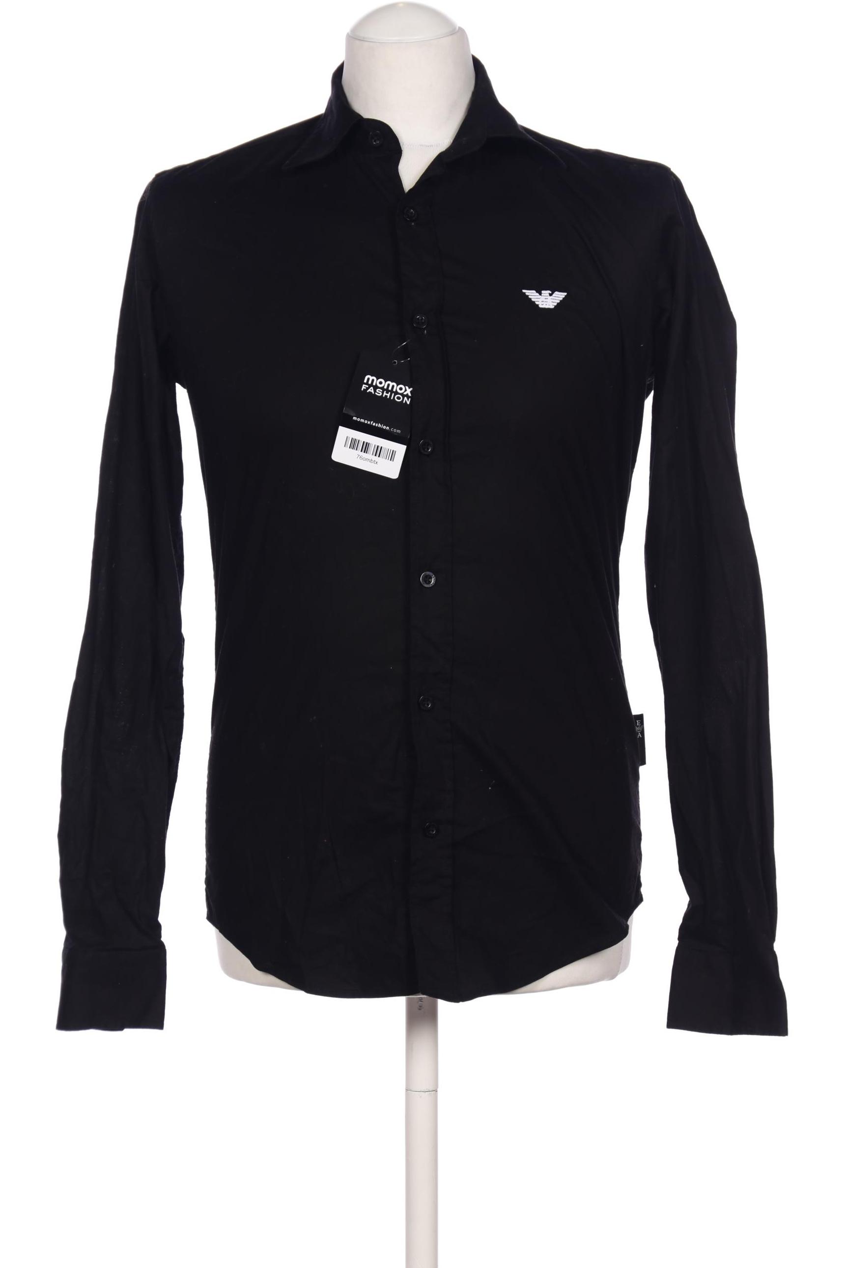 

Emporio Armani Herren Hemd, schwarz, Gr. 46