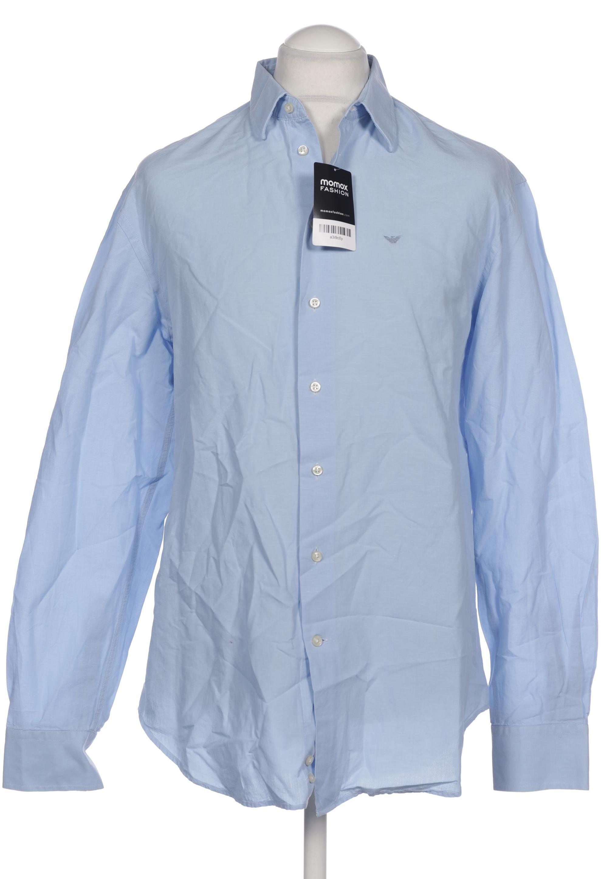

Emporio Armani Herren Hemd, blau, Gr. 52