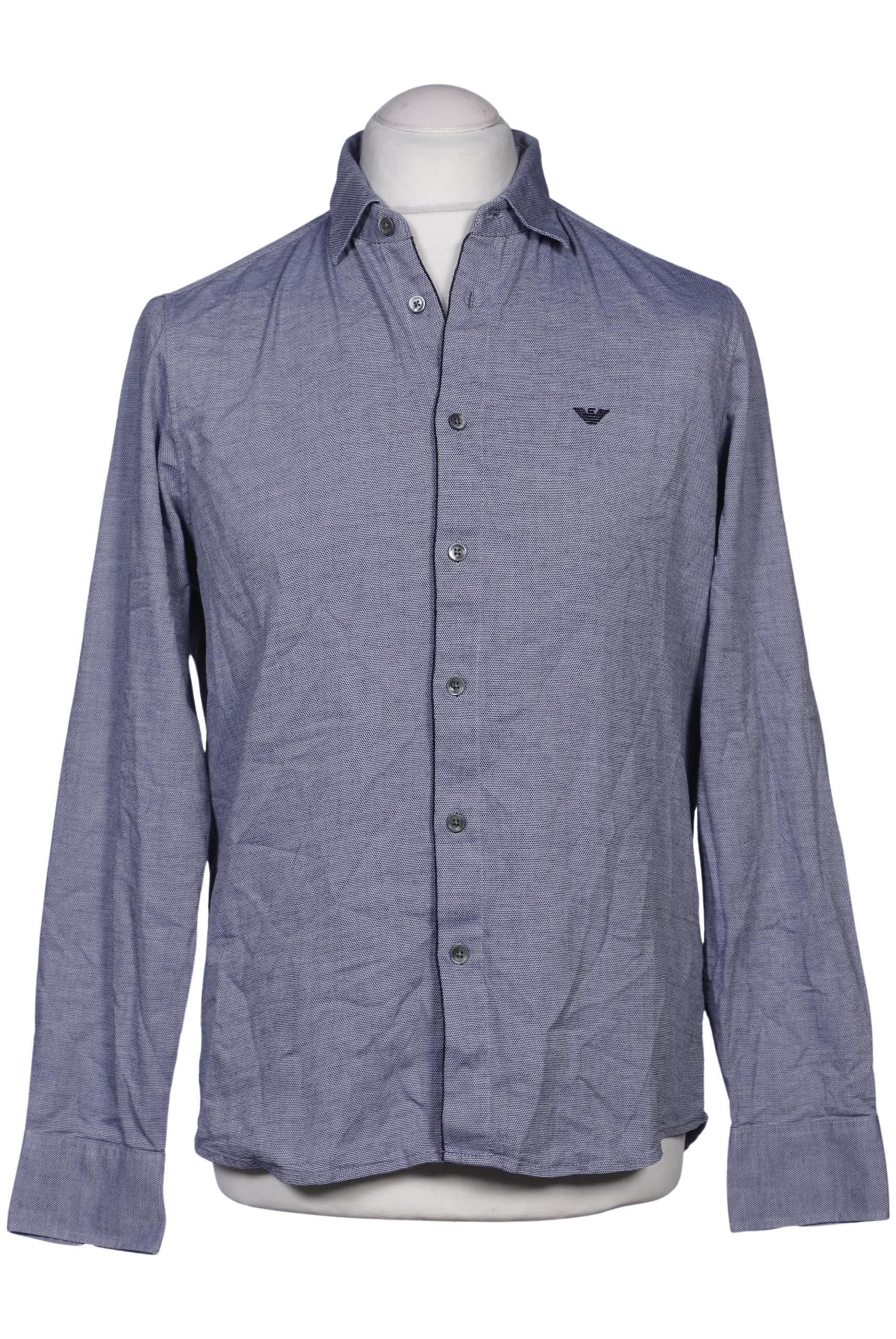 

Emporio Armani Herren Hemd, blau, Gr. 52