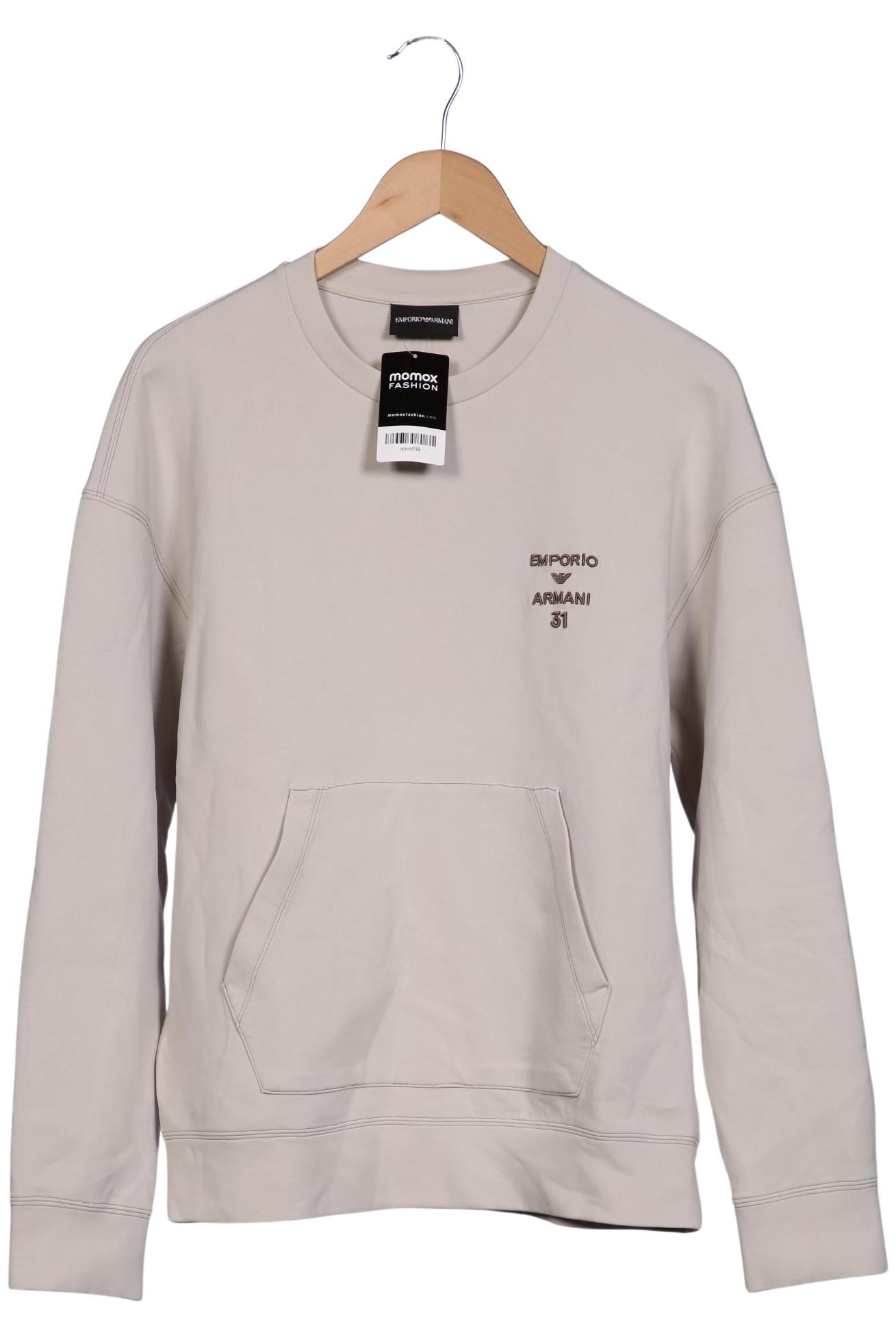 

Emporio Armani Herren Sweatshirt, cremeweiß, Gr. 52