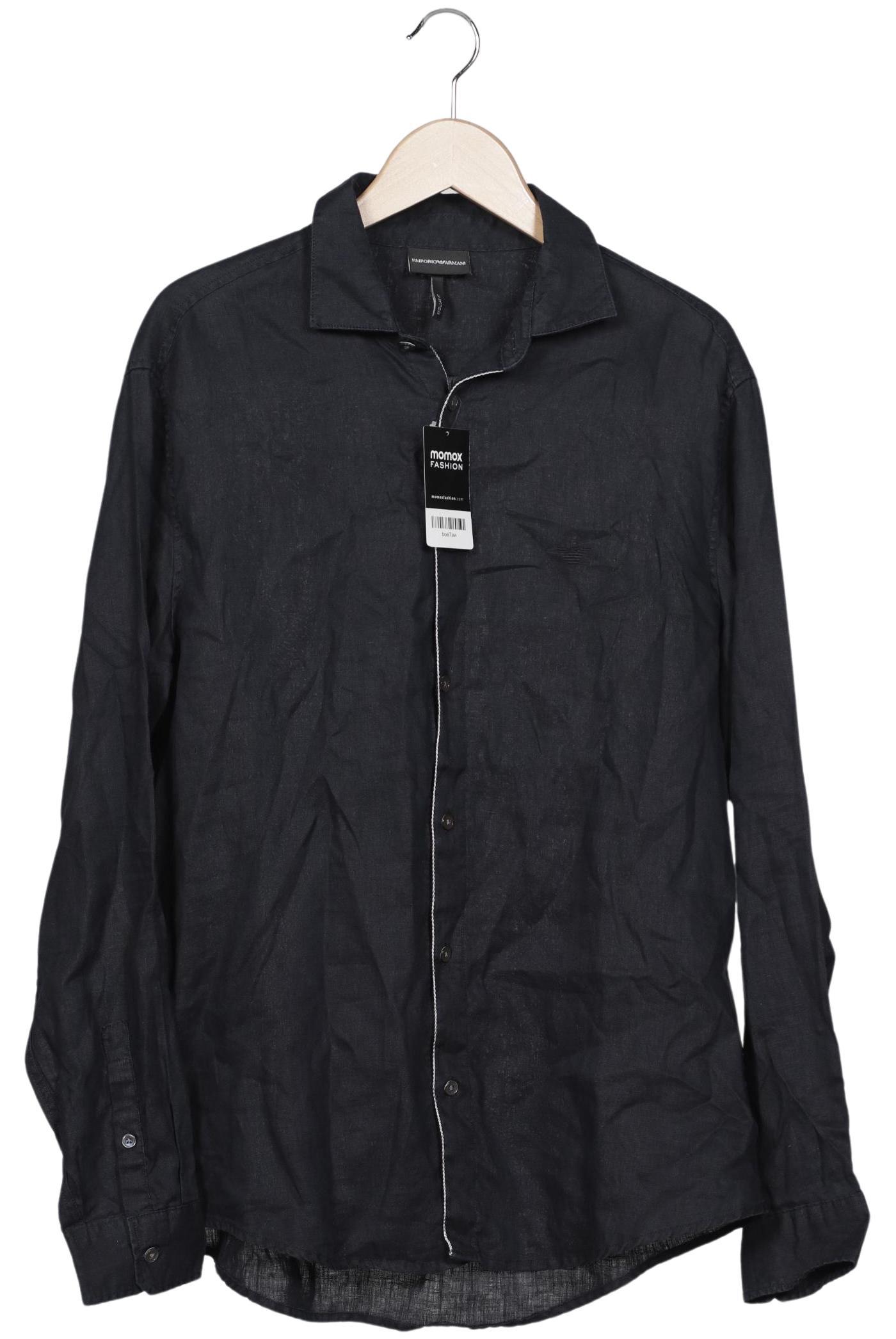 

Emporio Armani Herren Hemd, marineblau, Gr. 56