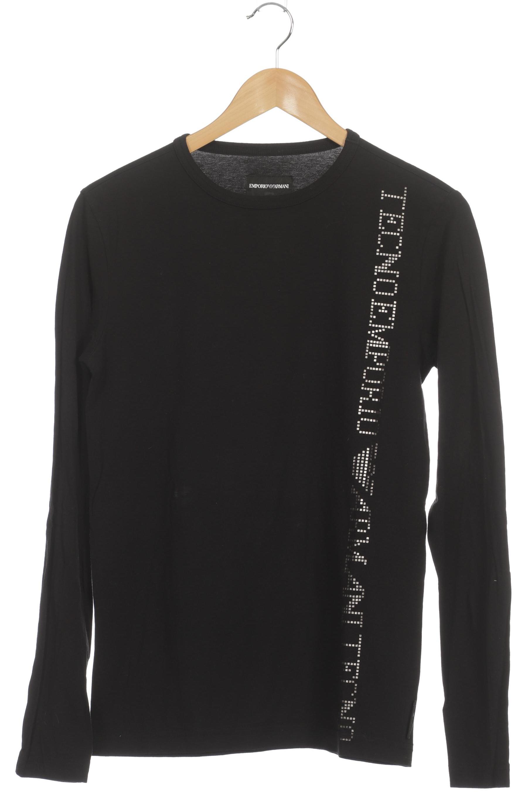 

Emporio Armani Herren Langarmshirt, schwarz, Gr.