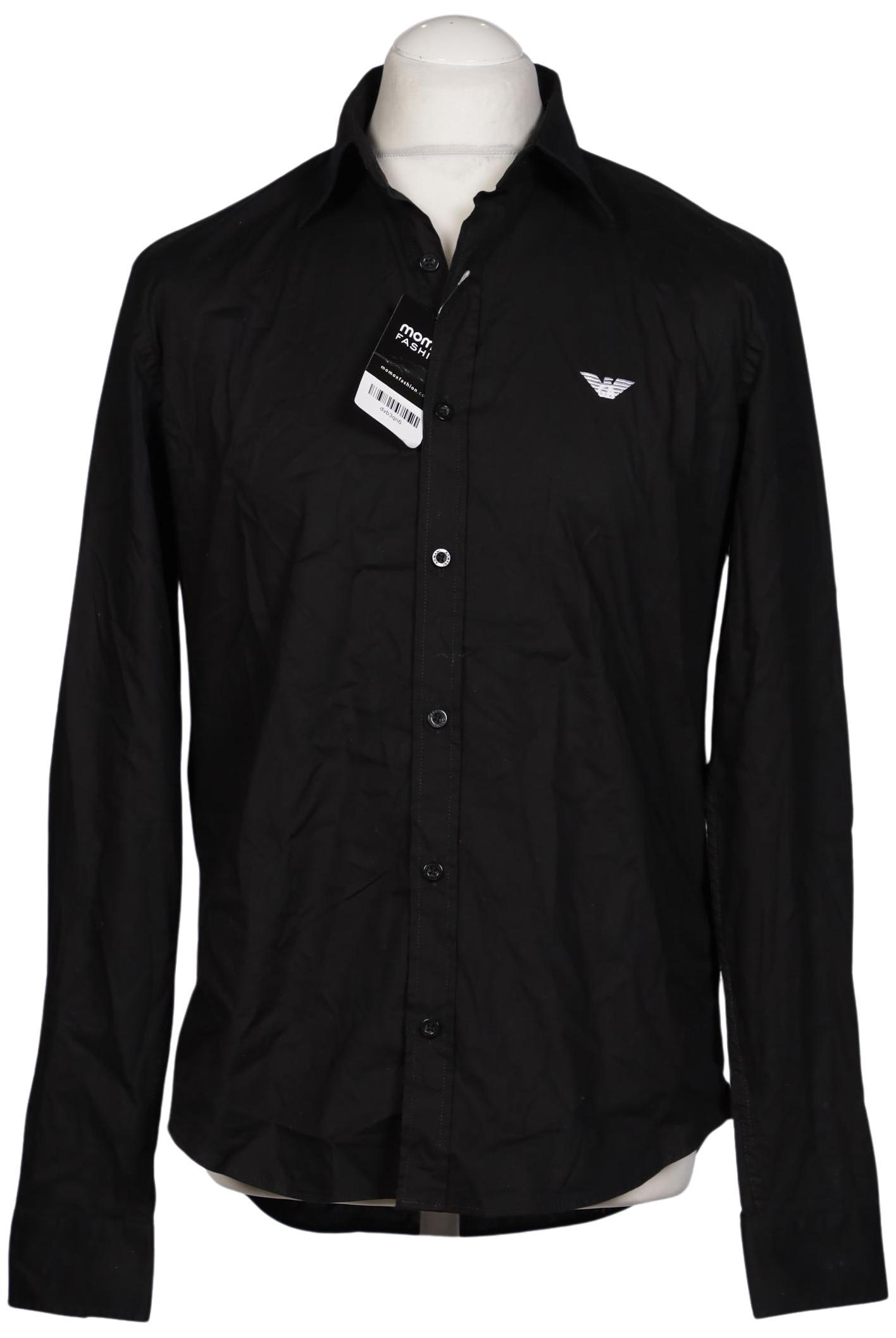 

Emporio Armani Herren Hemd, schwarz, Gr. 52