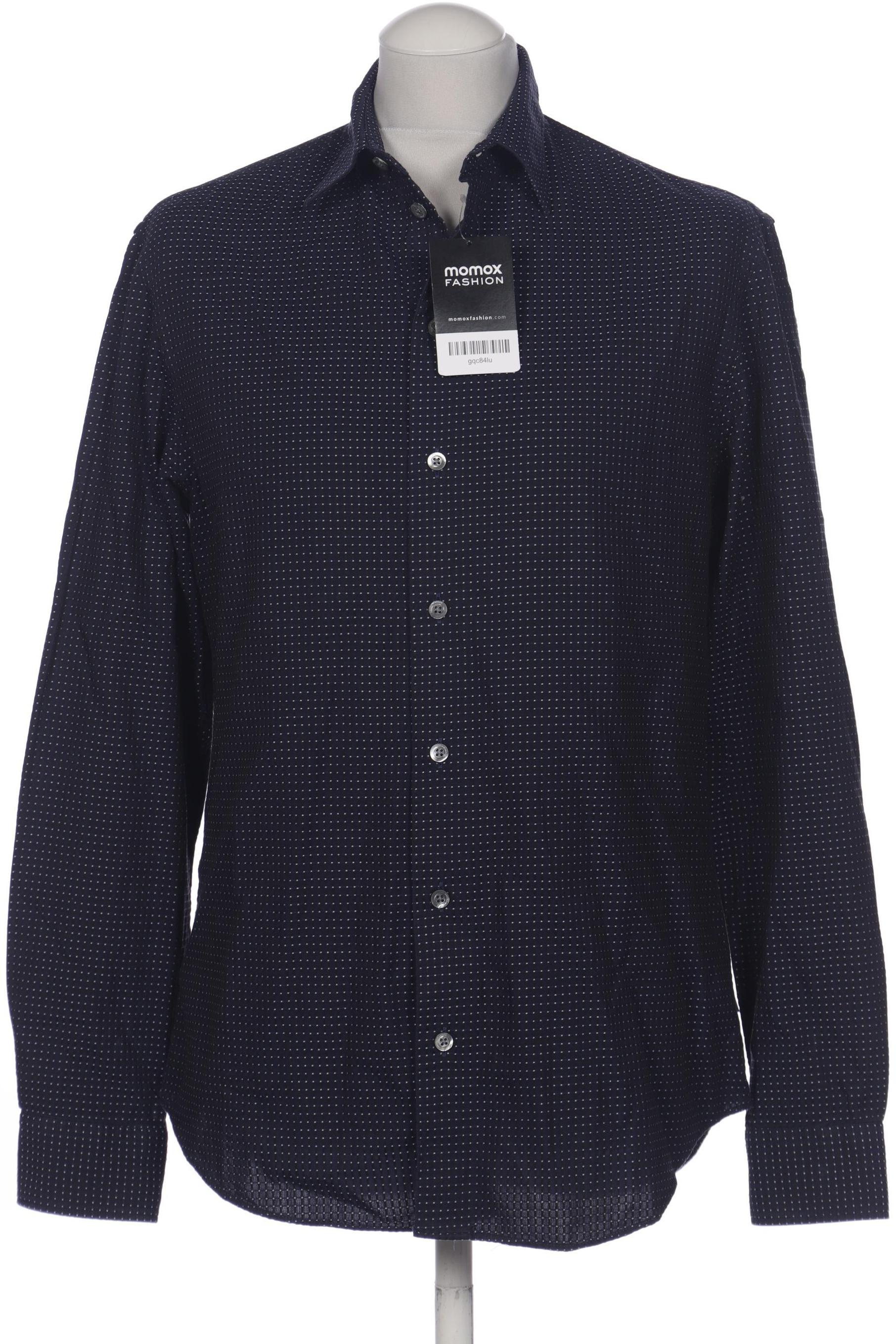

Emporio Armani Herren Hemd, marineblau, Gr. 48