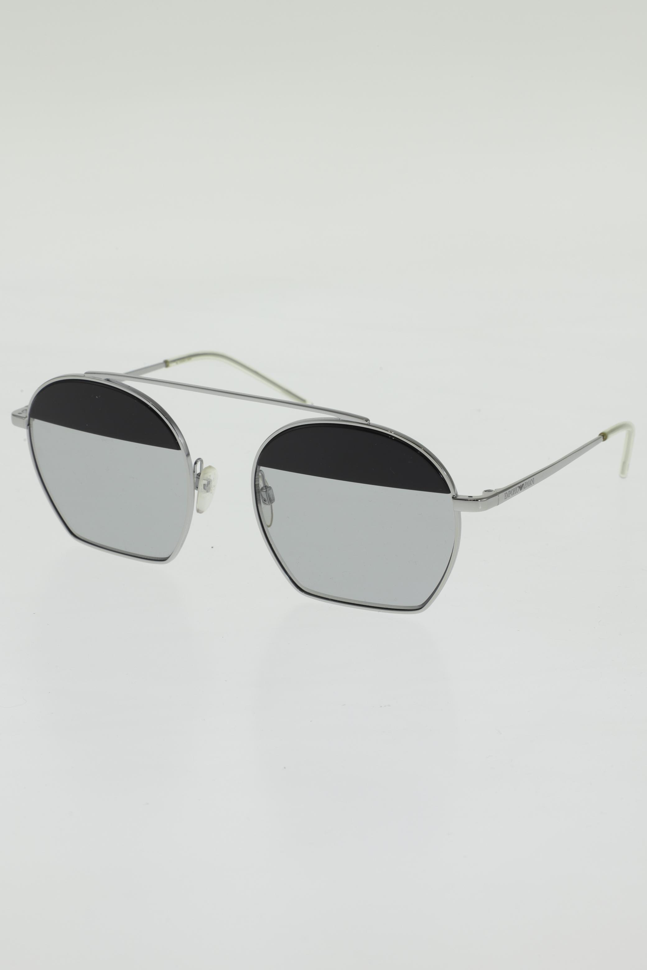 

Emporio Armani Herren Sonnenbrille, silber, Gr.