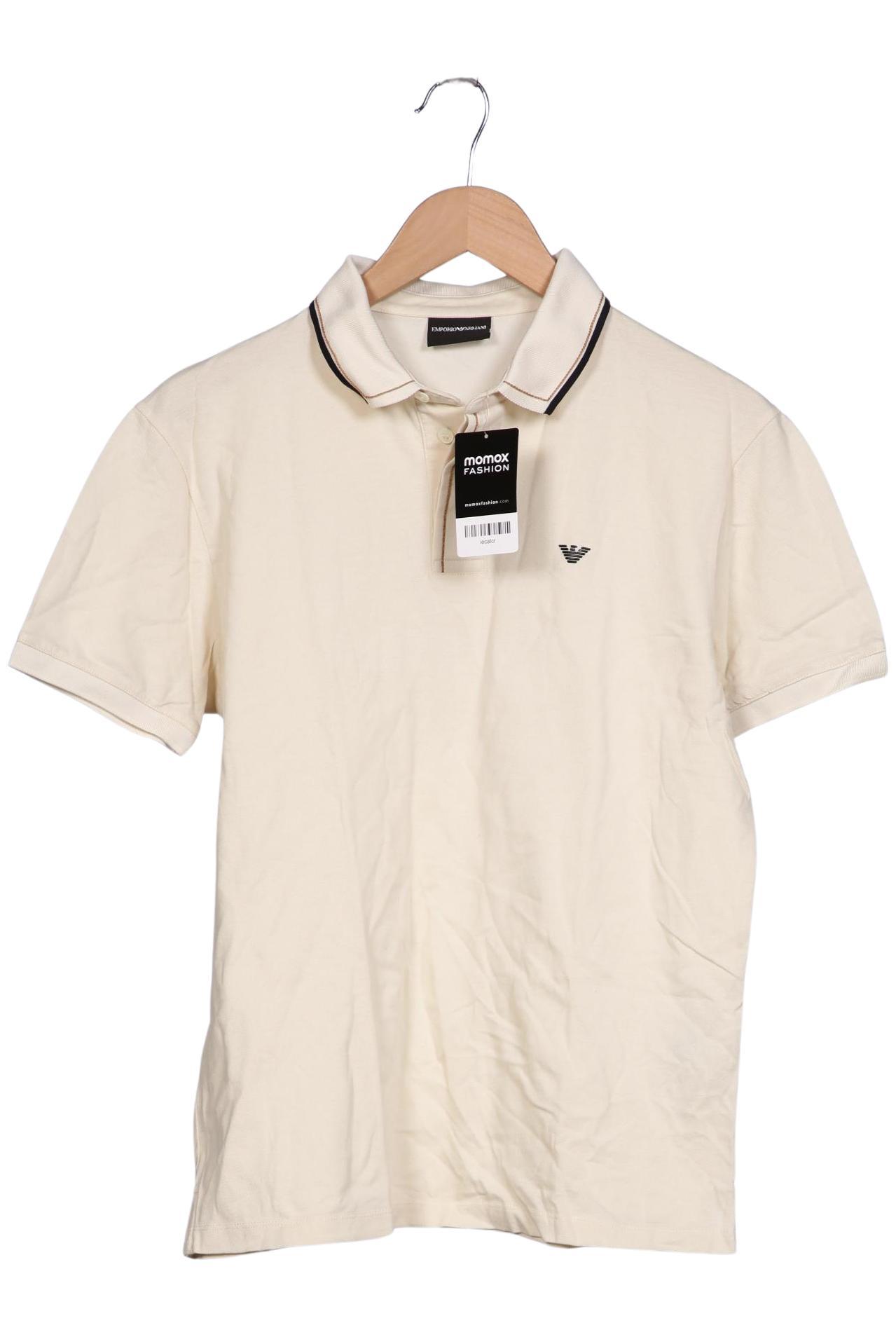 

Emporio Armani Herren Poloshirt, cremeweiß, Gr. 48
