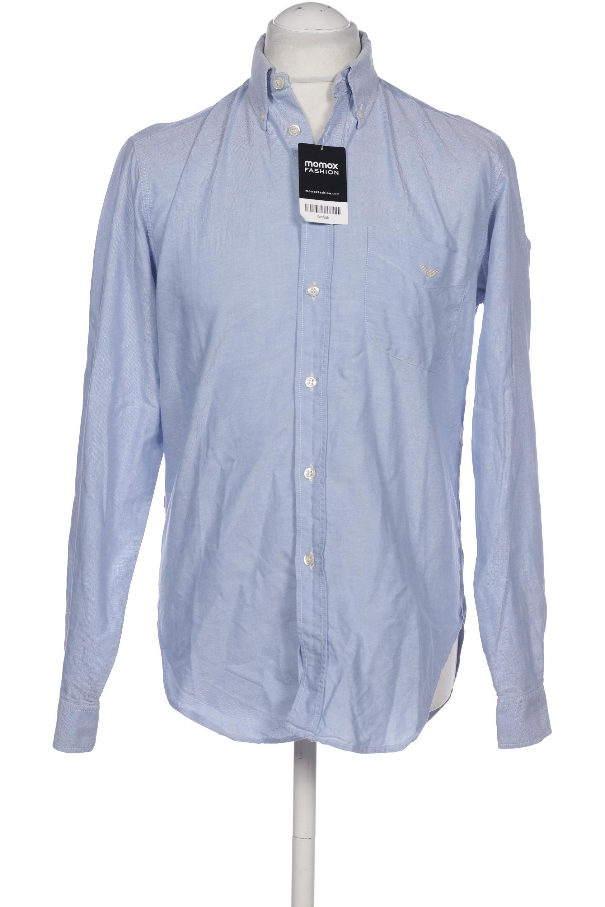 

Emporio Armani Herren Hemd, blau, Gr. 46