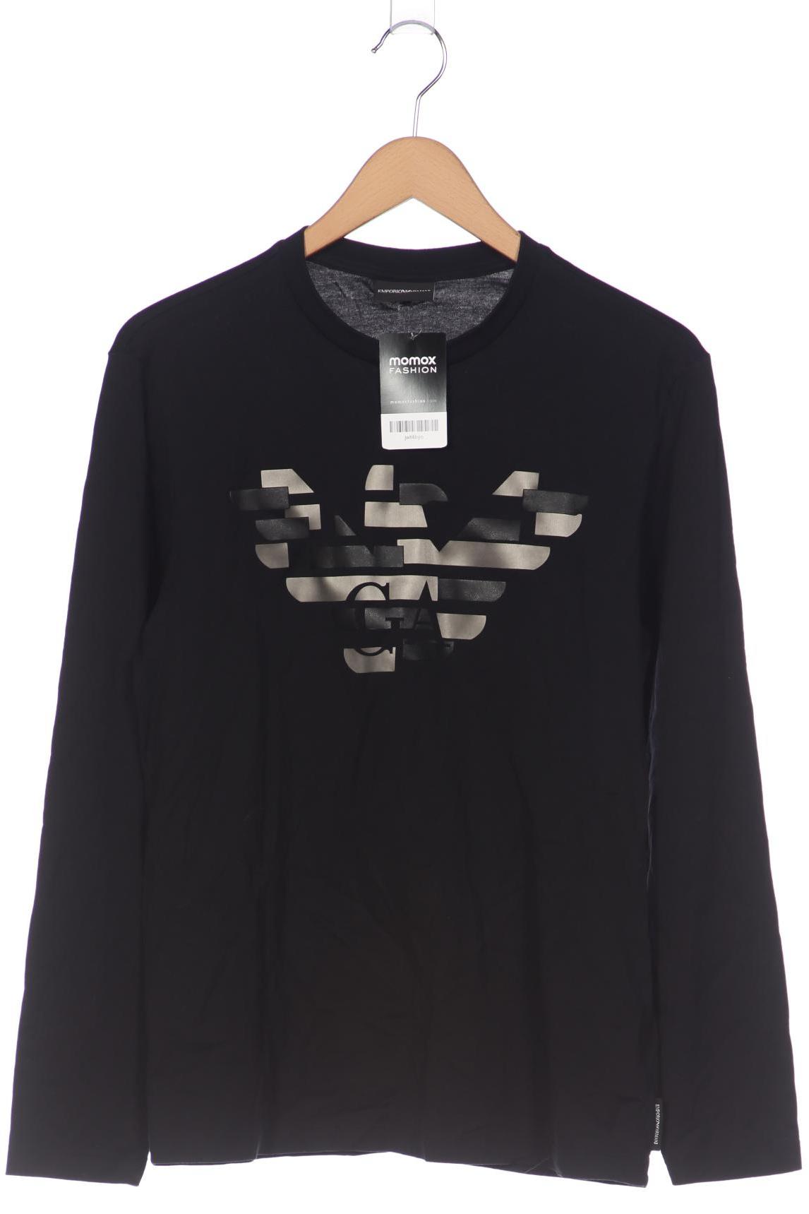 

Emporio Armani Herren Langarmshirt, schwarz, Gr. 48