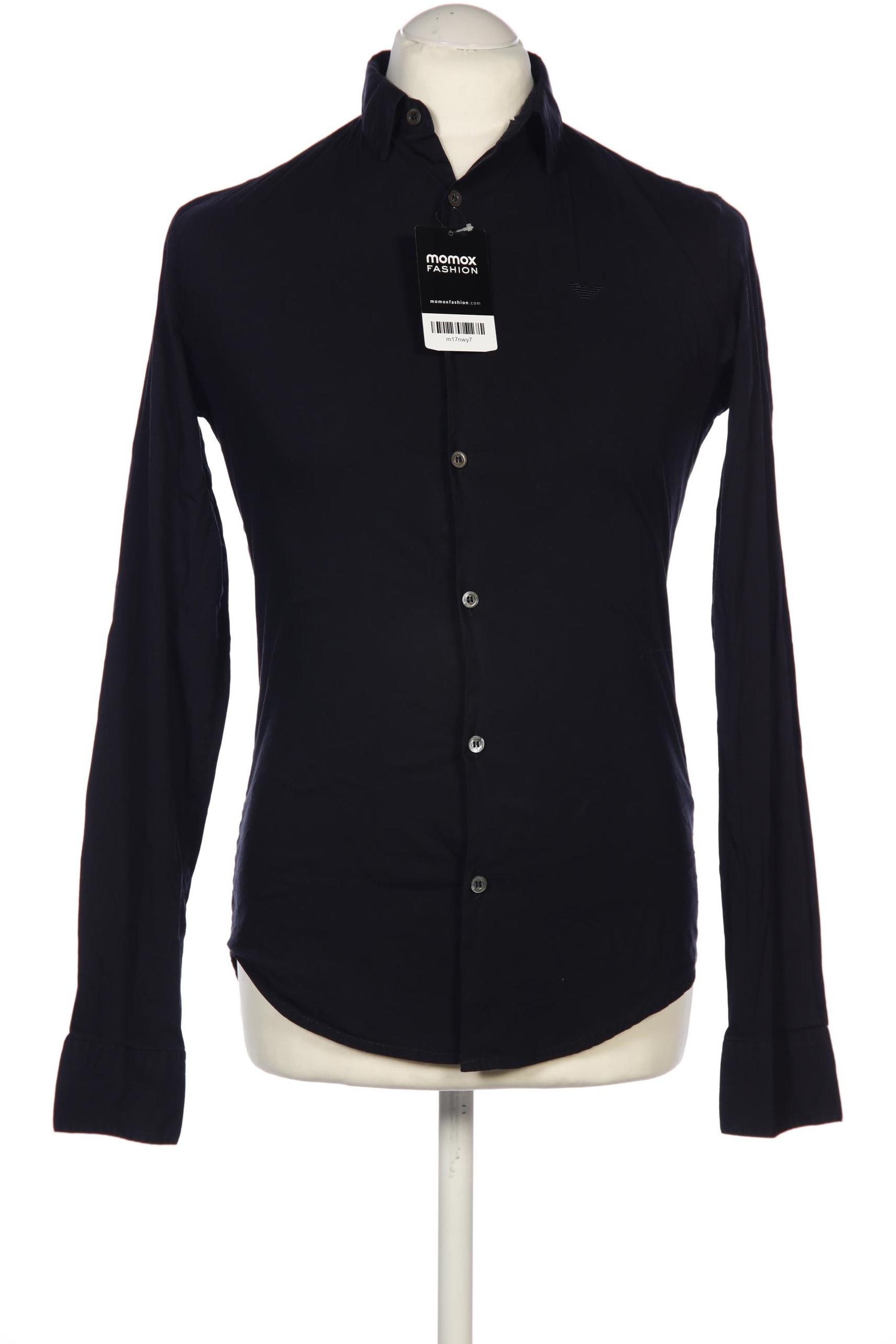 

Emporio Armani Herren Hemd, marineblau