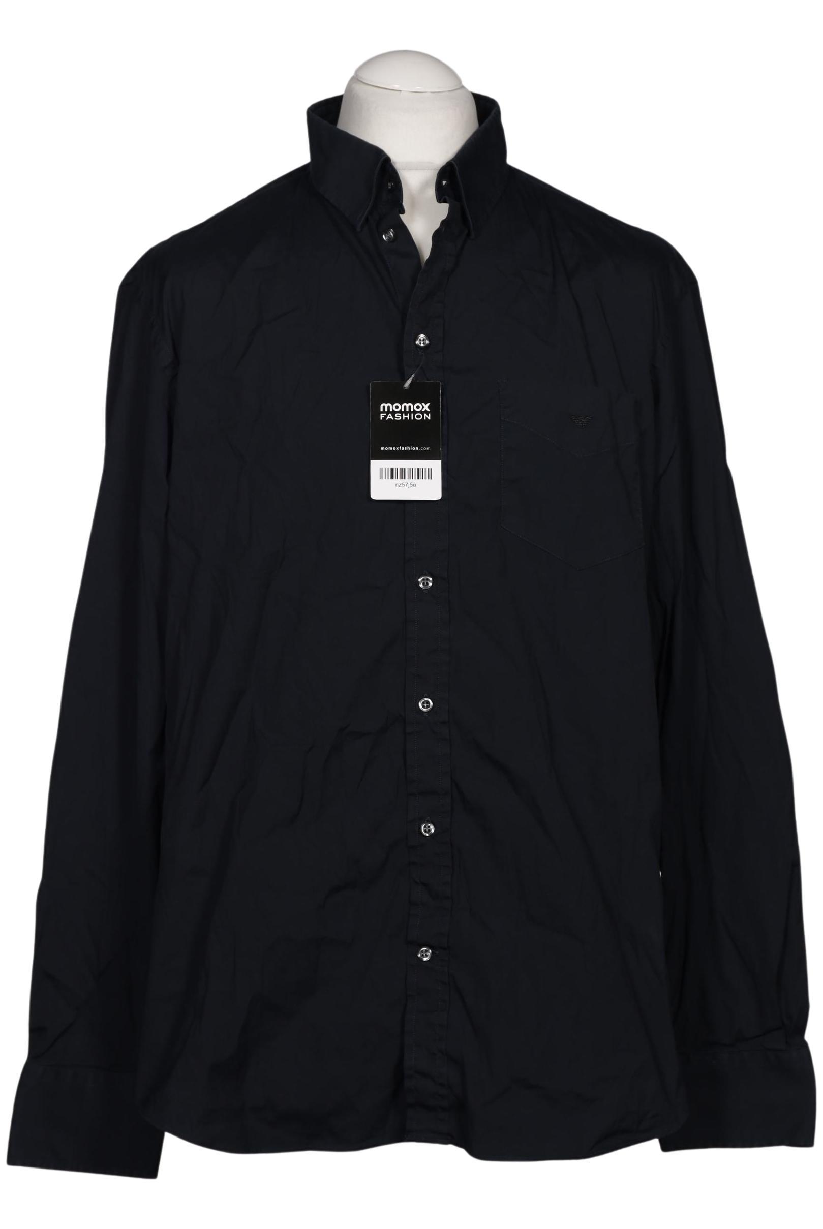 

Emporio Armani Herren Hemd, marineblau, Gr. 54