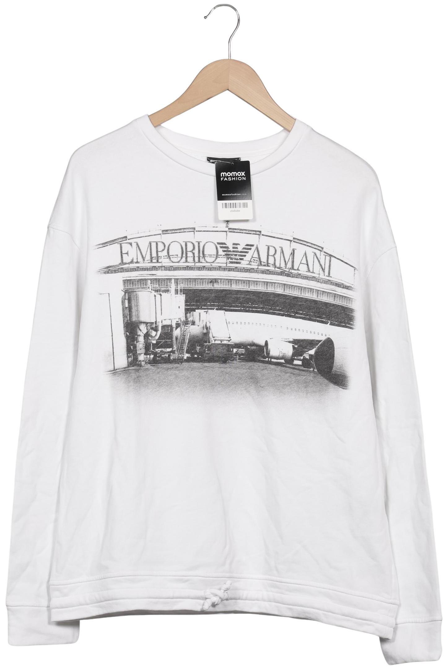 

Emporio Armani Herren Sweatshirt, weiß, Gr. 46
