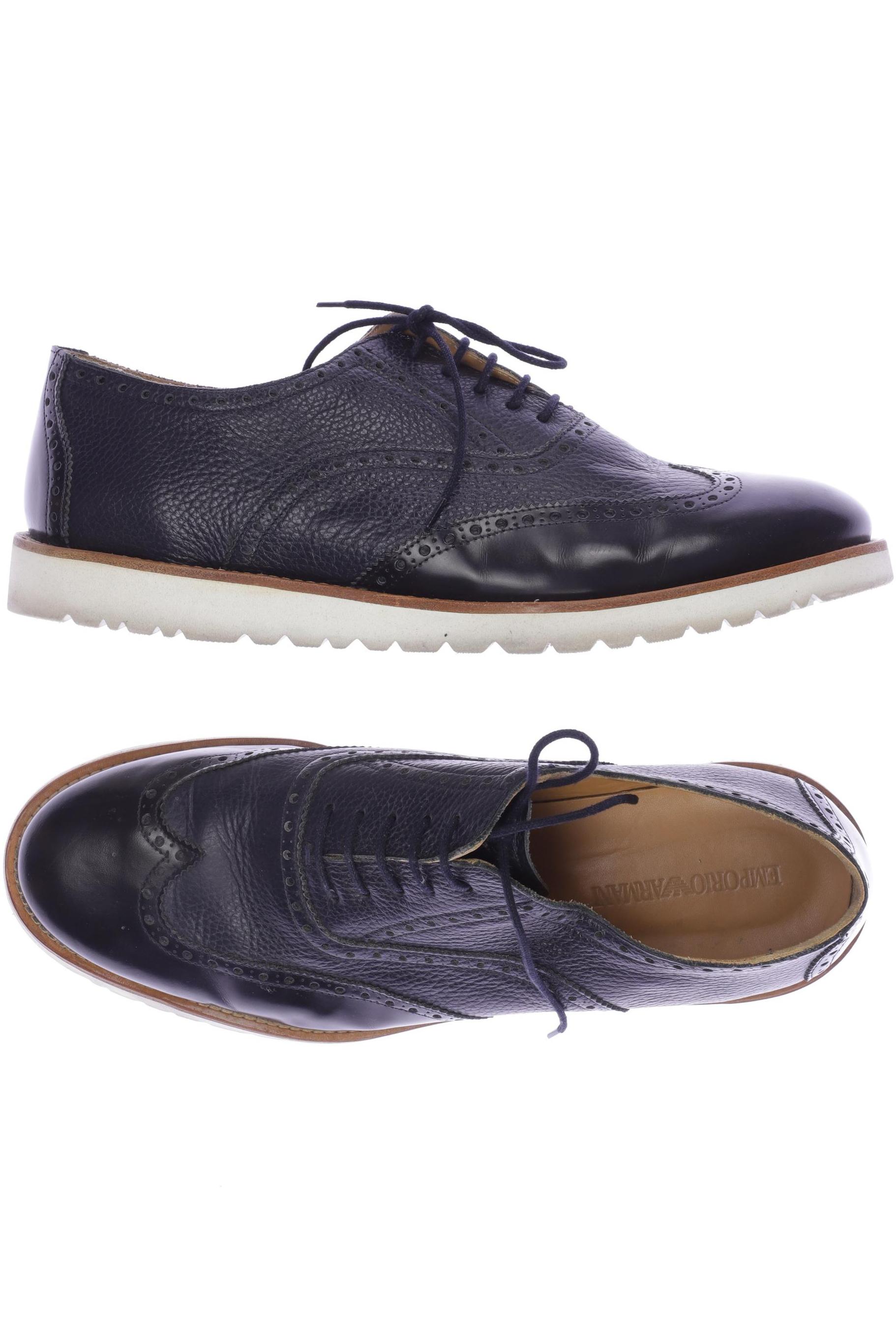 

Emporio Armani Herren Halbschuh, marineblau, Gr. 11