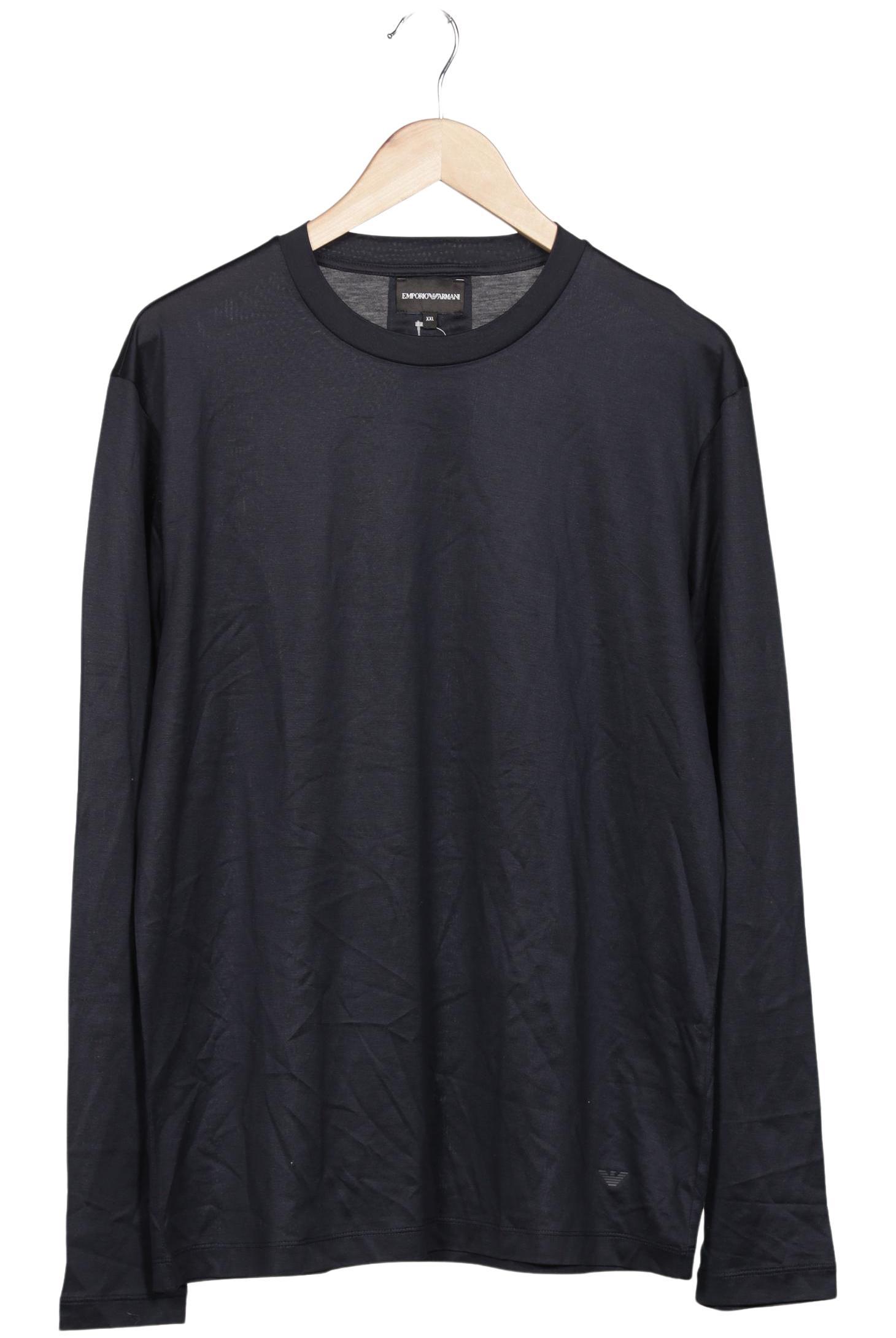 

Emporio Armani Herren Langarmshirt, marineblau, Gr. 56