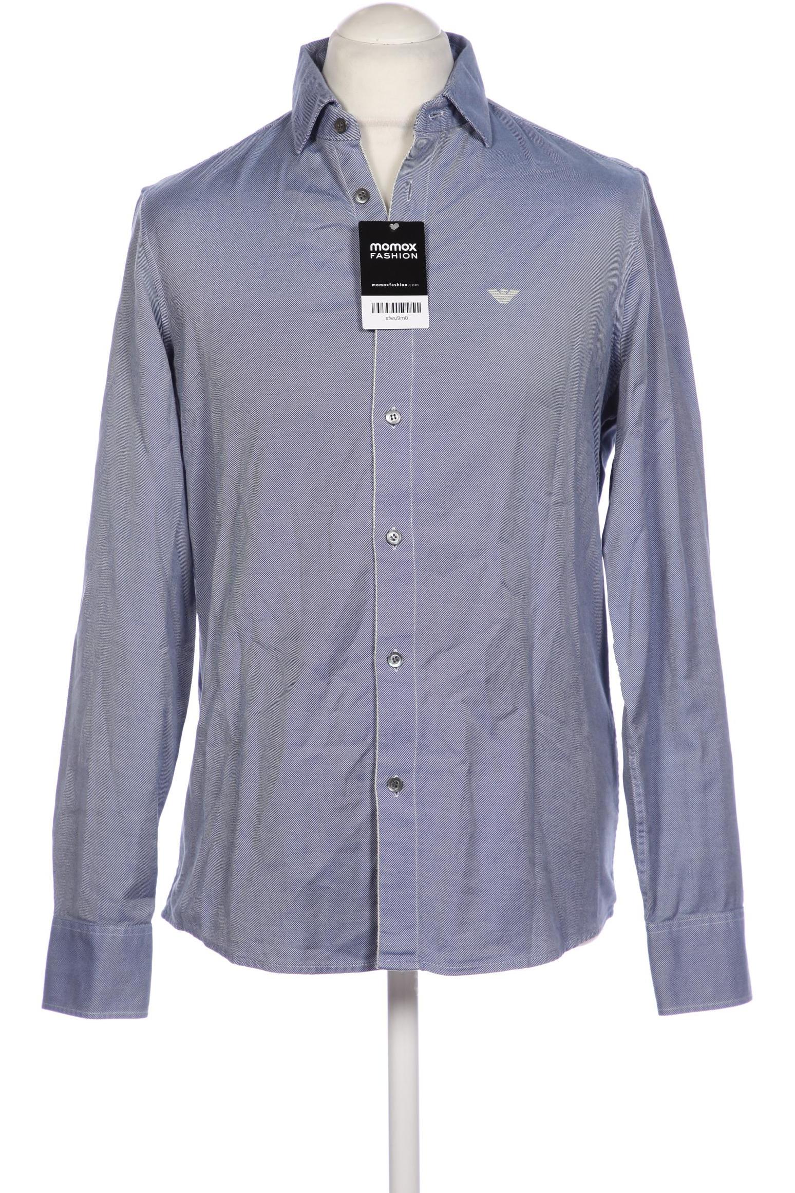

Emporio Armani Herren Hemd, blau, Gr. 52