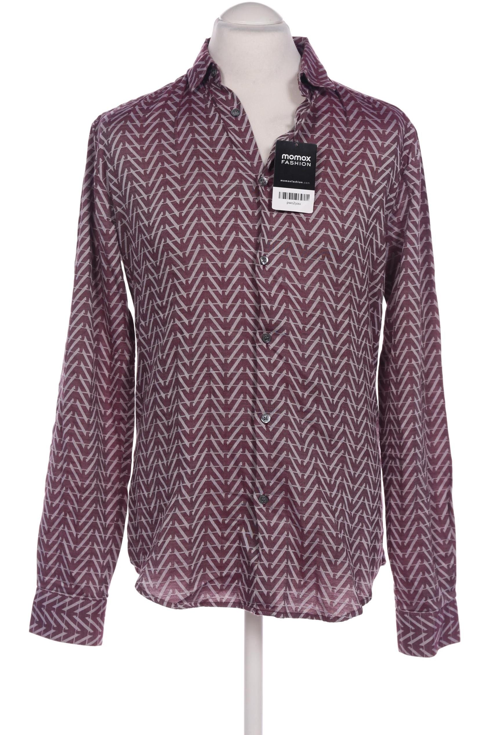 

Emporio Armani Herren Hemd, bordeaux, Gr. 52
