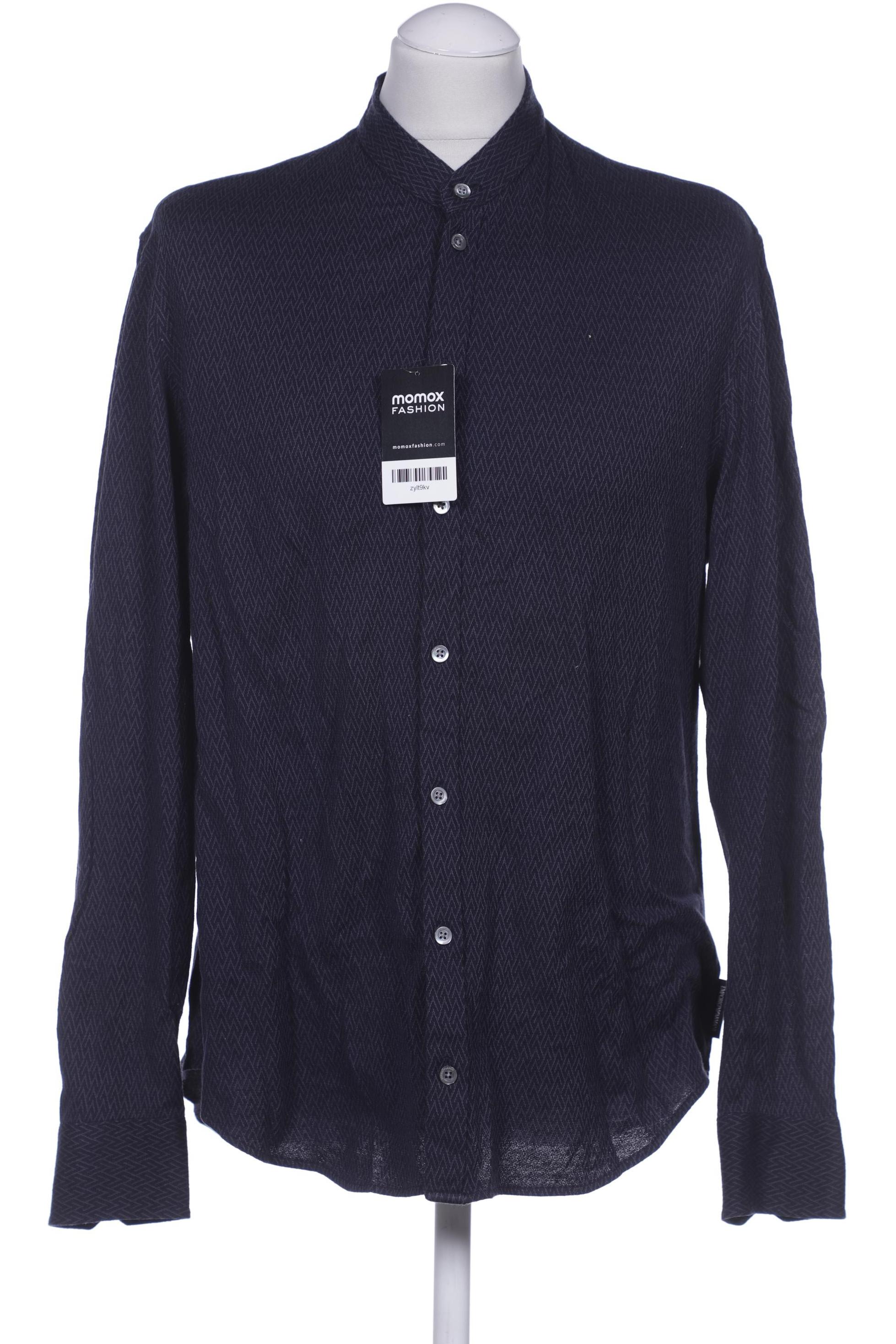 

Emporio Armani Herren Hemd, marineblau