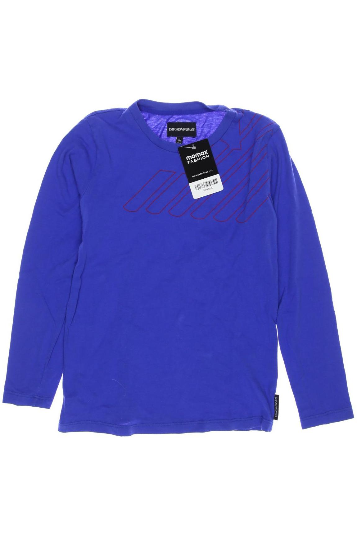 

Emporio Armani Herren Langarmshirt, blau, Gr. 140