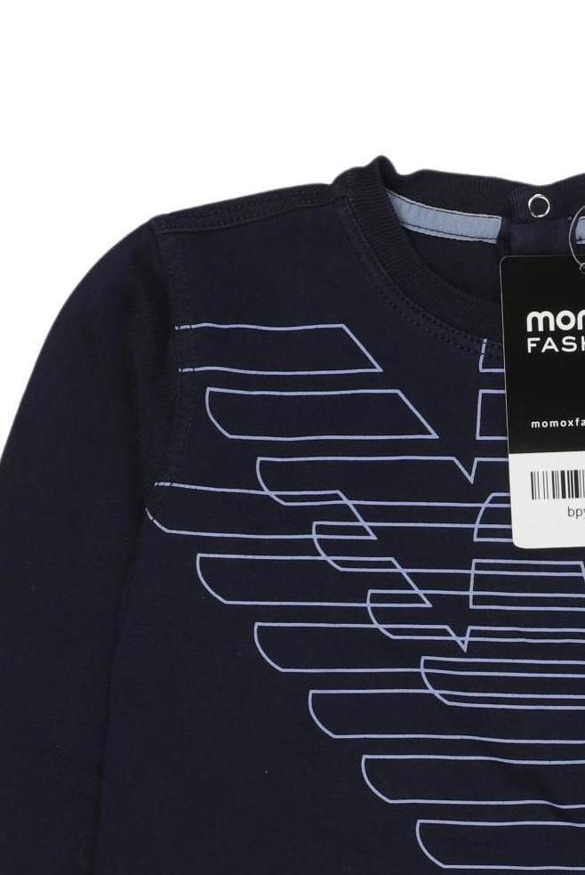 Thumbnail - Emporio Armani Jungen Langarmshirt, marineblau, Gr. 92