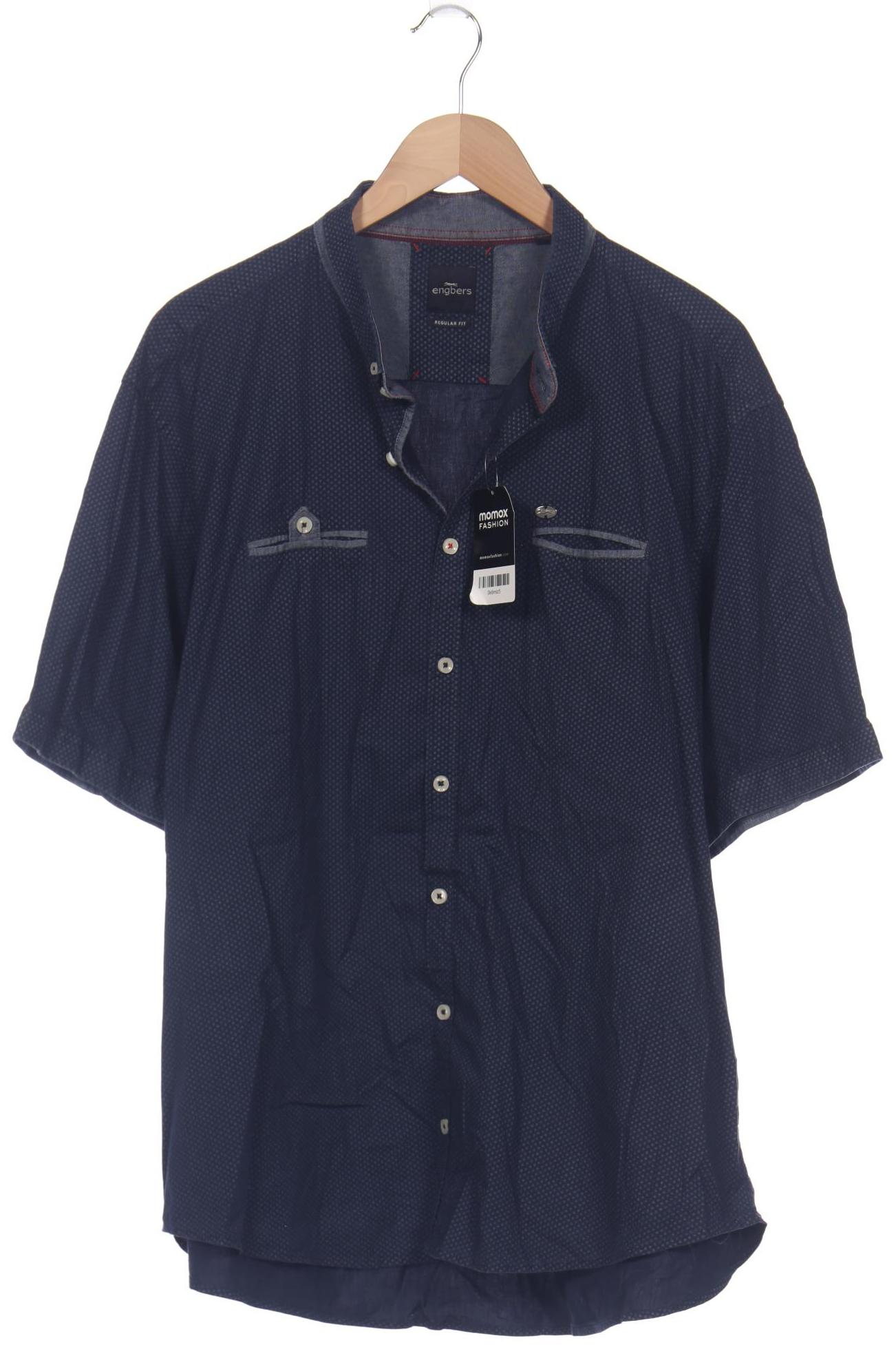 

engbers Herren Hemd, marineblau, Gr. 60