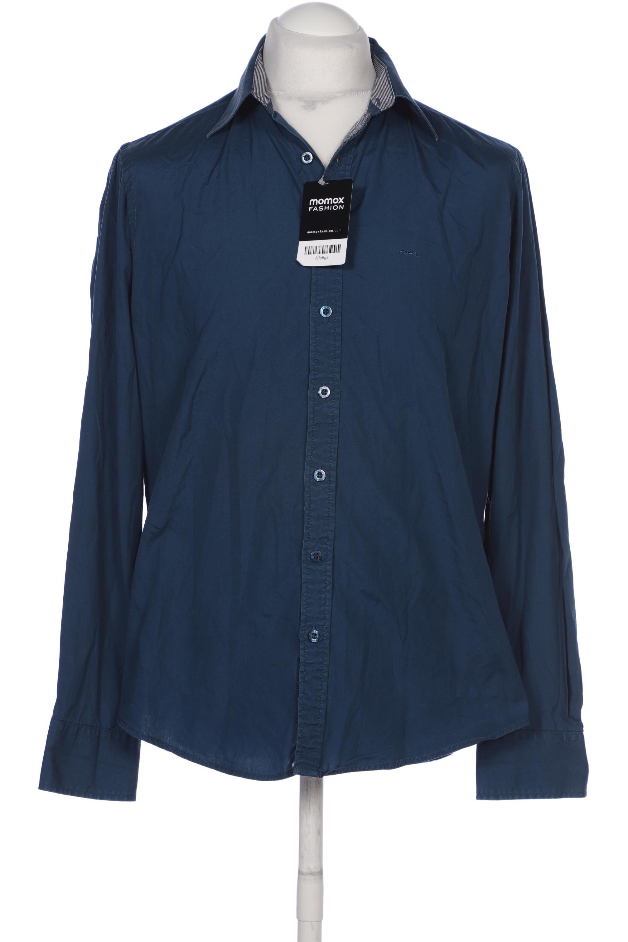 

engbers Herren Hemd, blau, Gr. 48