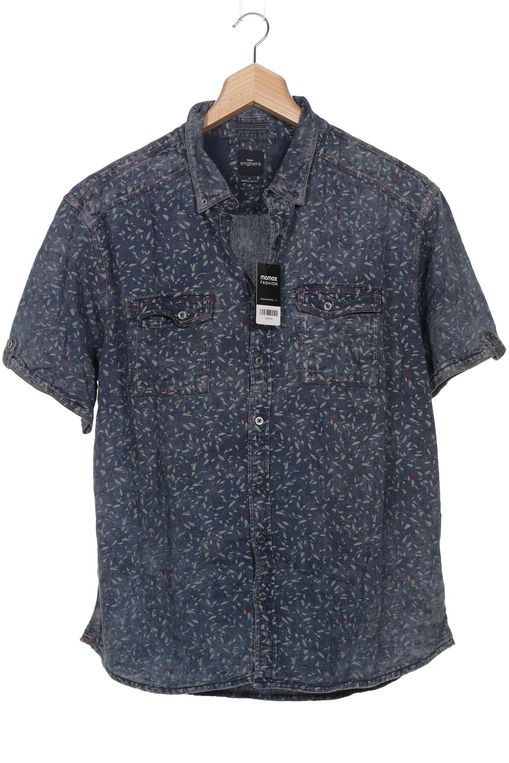 

engbers Herren Hemd, marineblau, Gr. 58