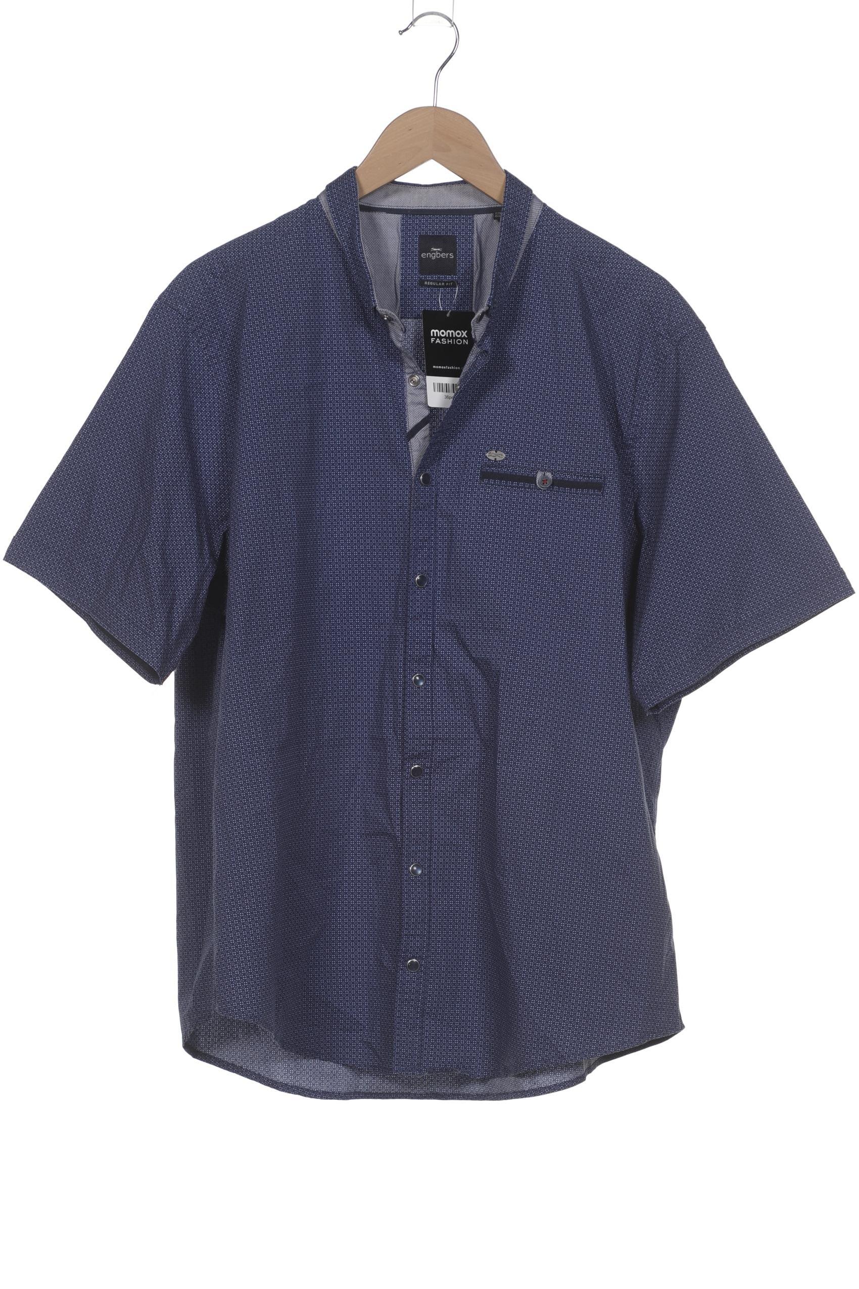 

engbers Herren Hemd, marineblau, Gr. 56