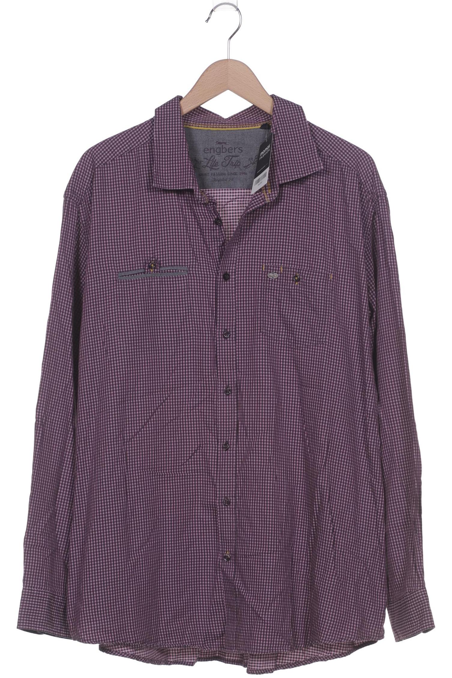 

engbers Herren Hemd, bordeaux, Gr. 60