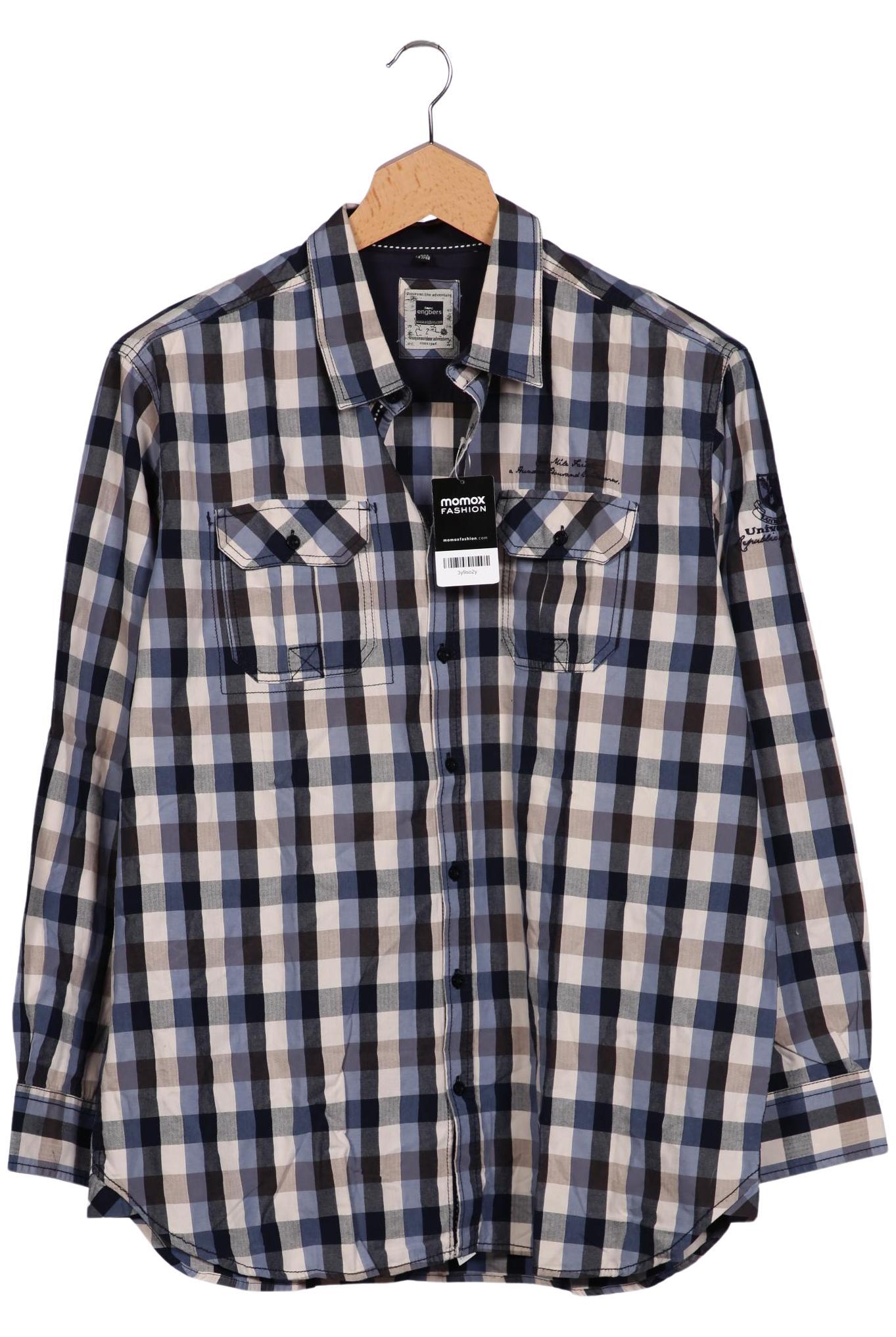 

engbers Herren Hemd, blau, Gr. 58