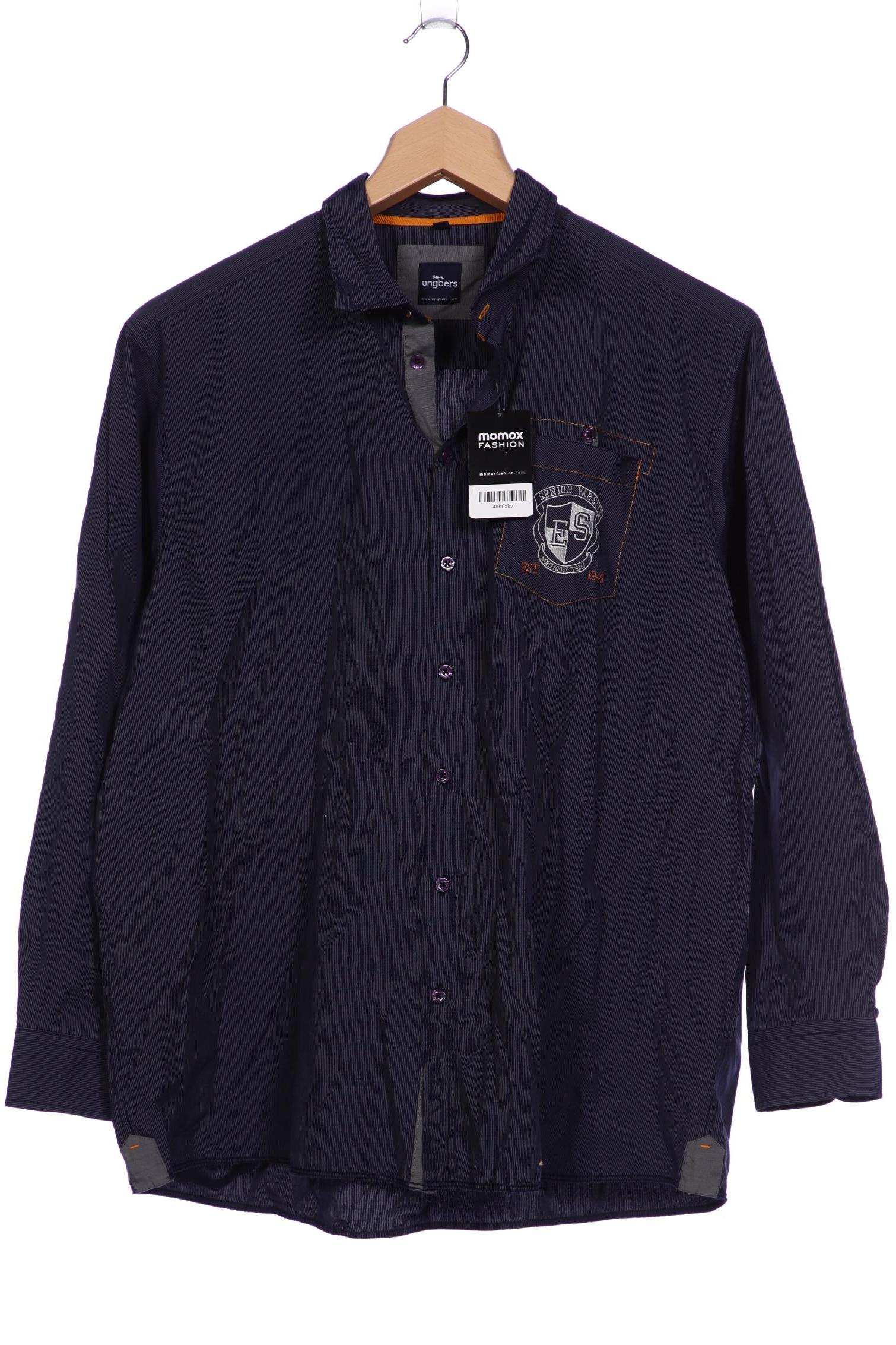 

engbers Herren Hemd, marineblau, Gr. 56