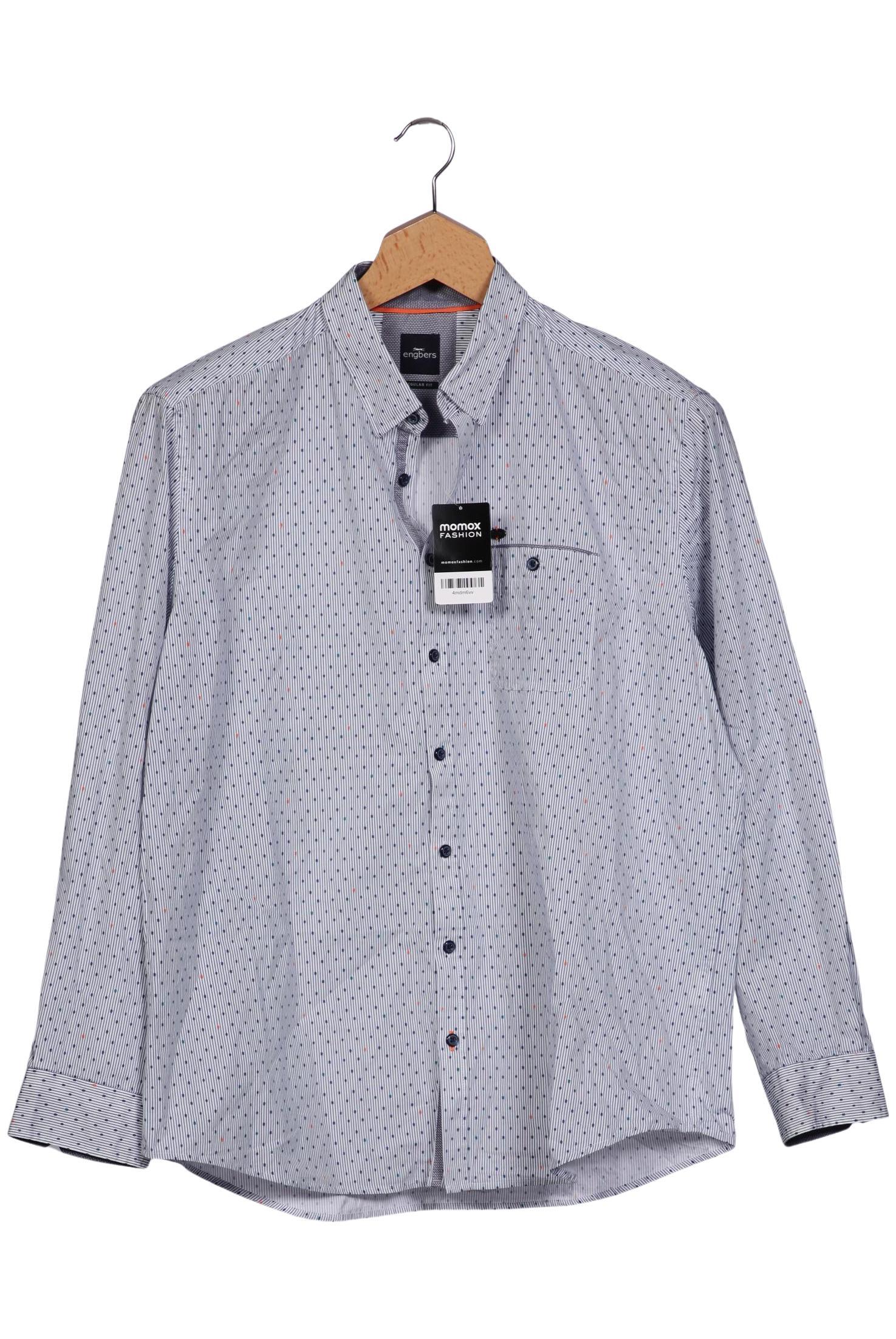 

engbers Herren Hemd, blau, Gr. 56