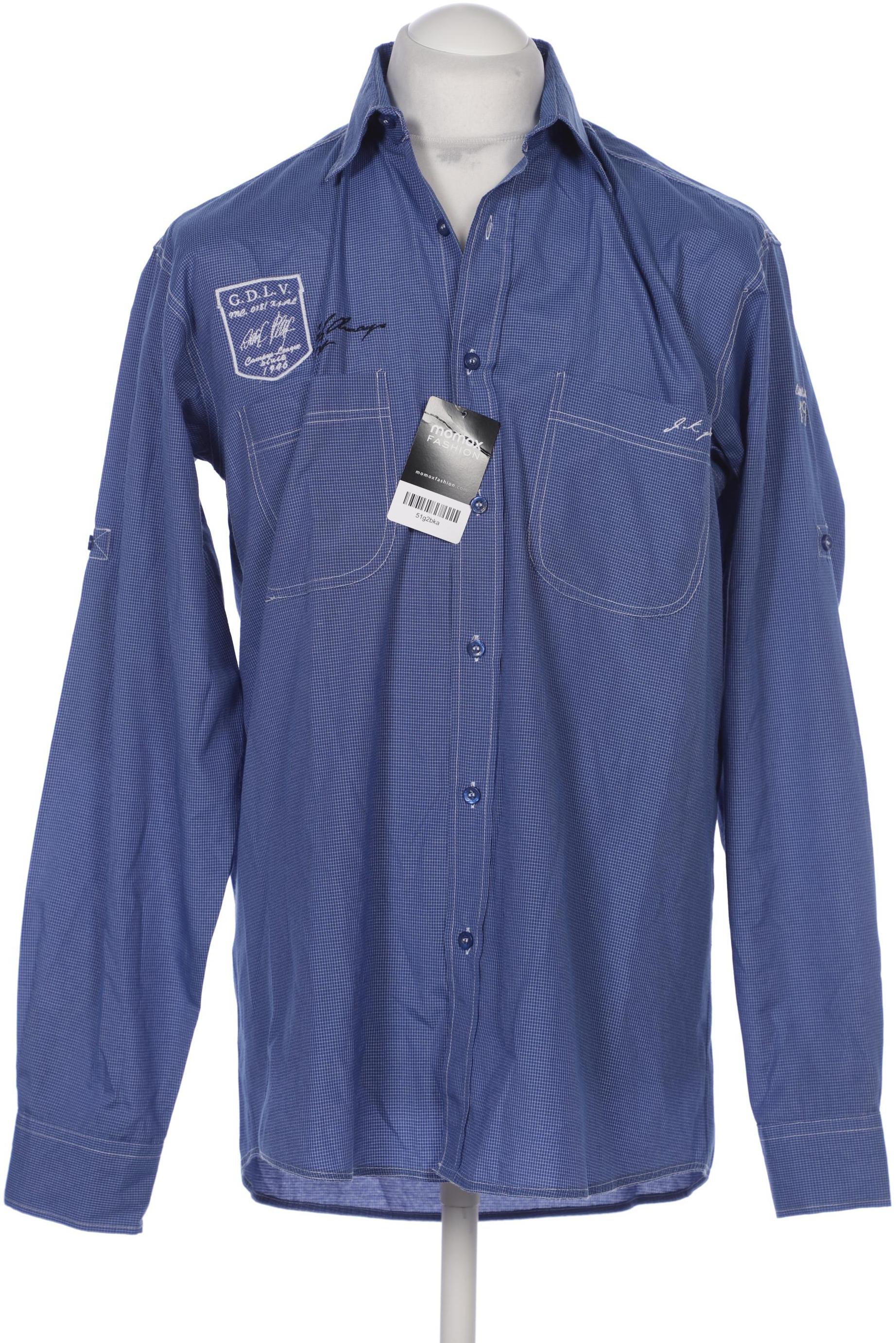 

engbers Herren Hemd, blau, Gr. 48