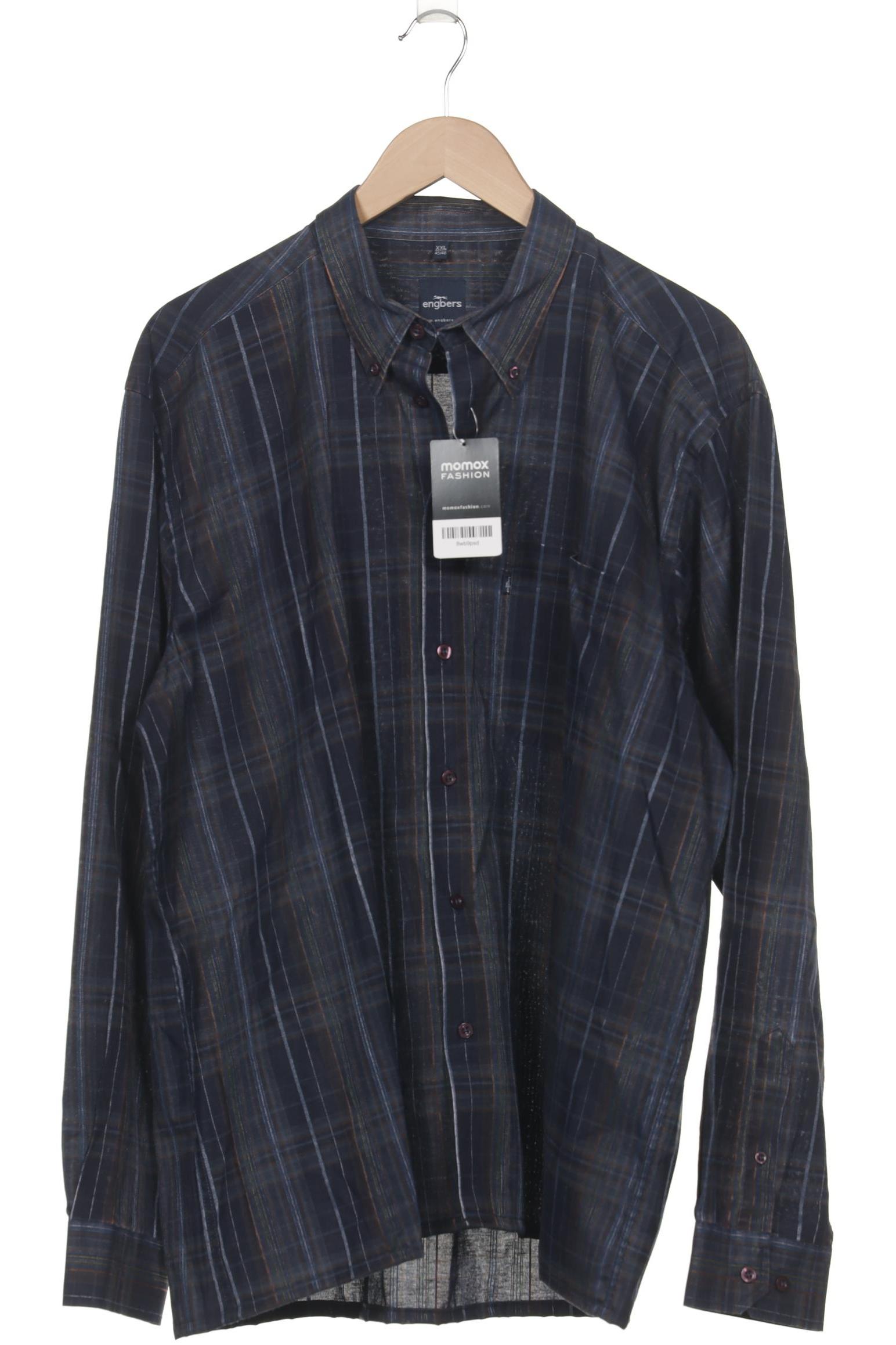 

engbers Herren Hemd, marineblau, Gr. 56