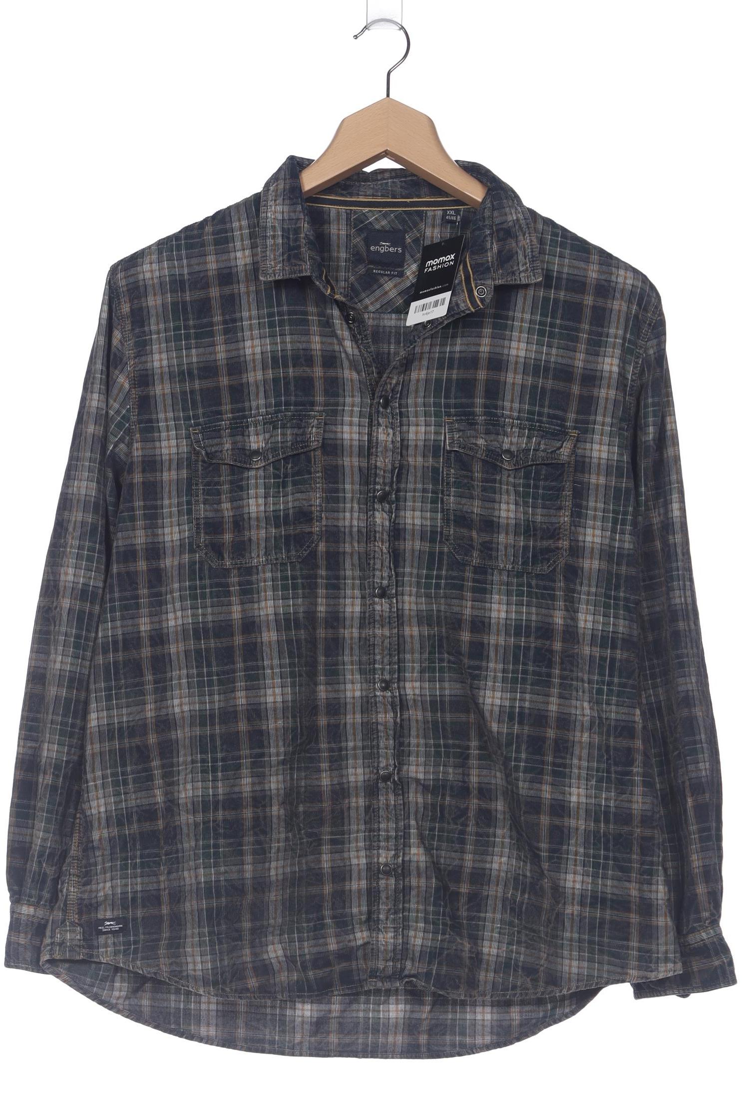 

engbers Herren Hemd, marineblau, Gr. 56