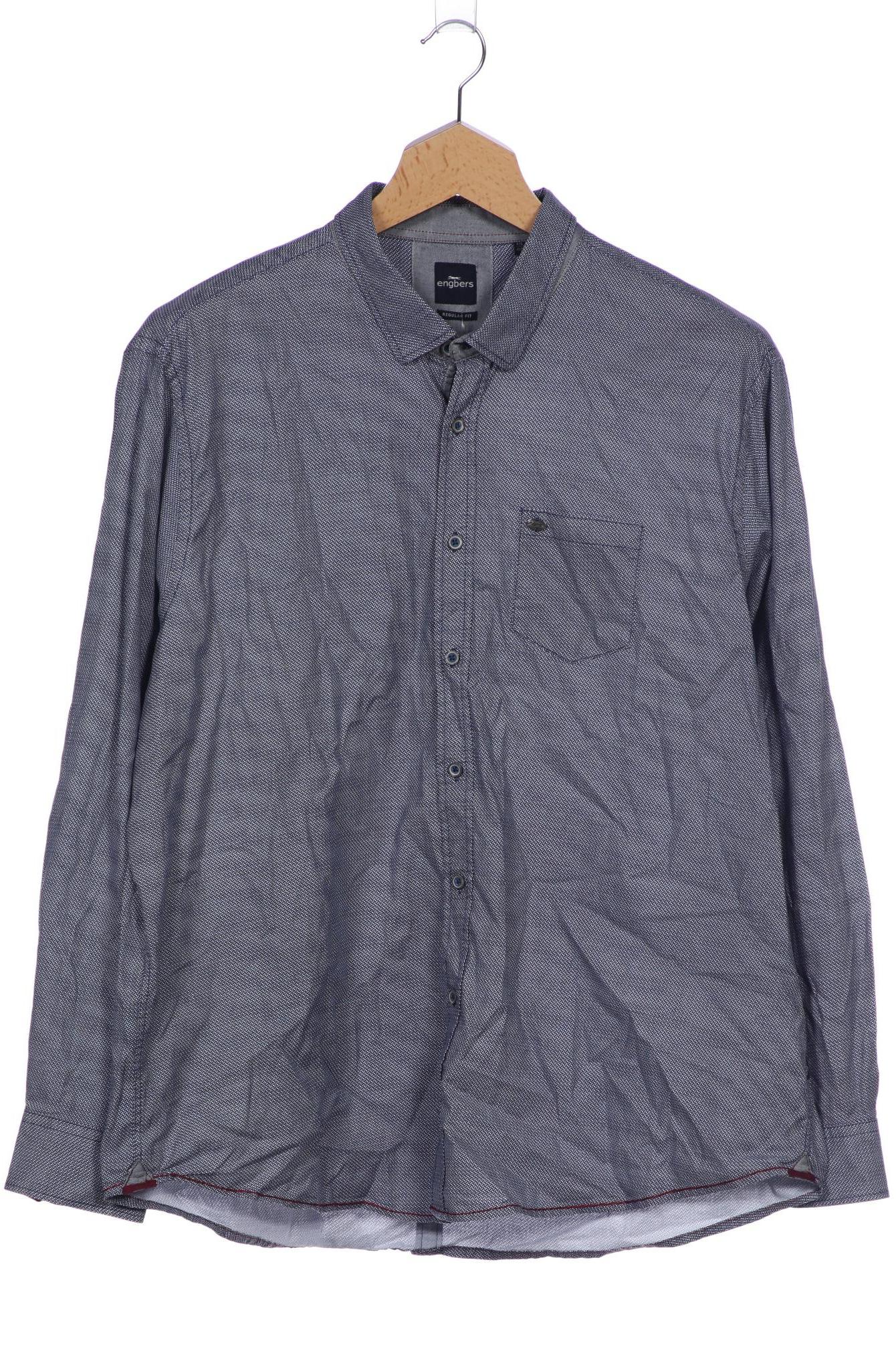 

engbers Herren Hemd, blau, Gr. 60