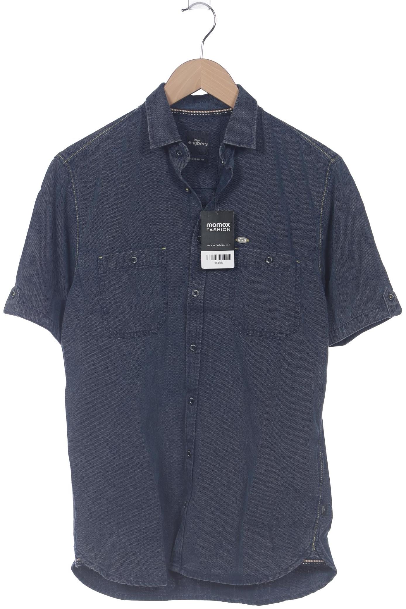 

engbers Herren Hemd, marineblau, Gr. 46