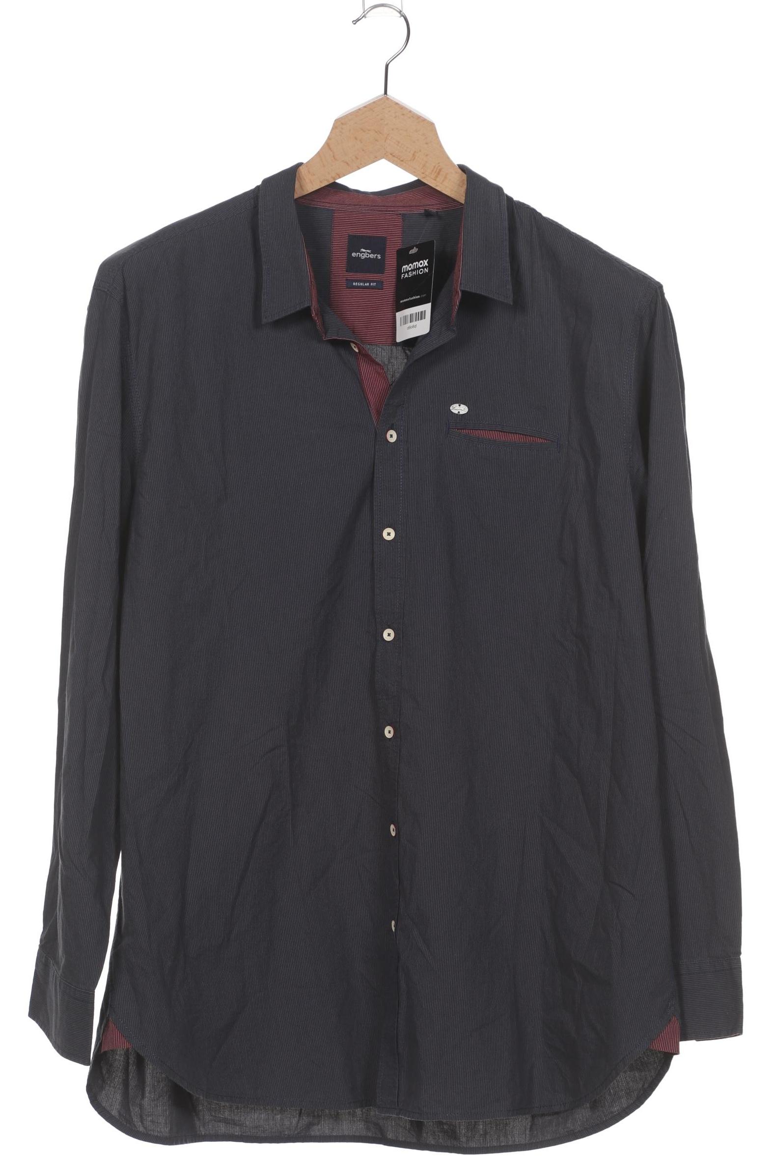 

engbers Herren Hemd, marineblau, Gr. 58