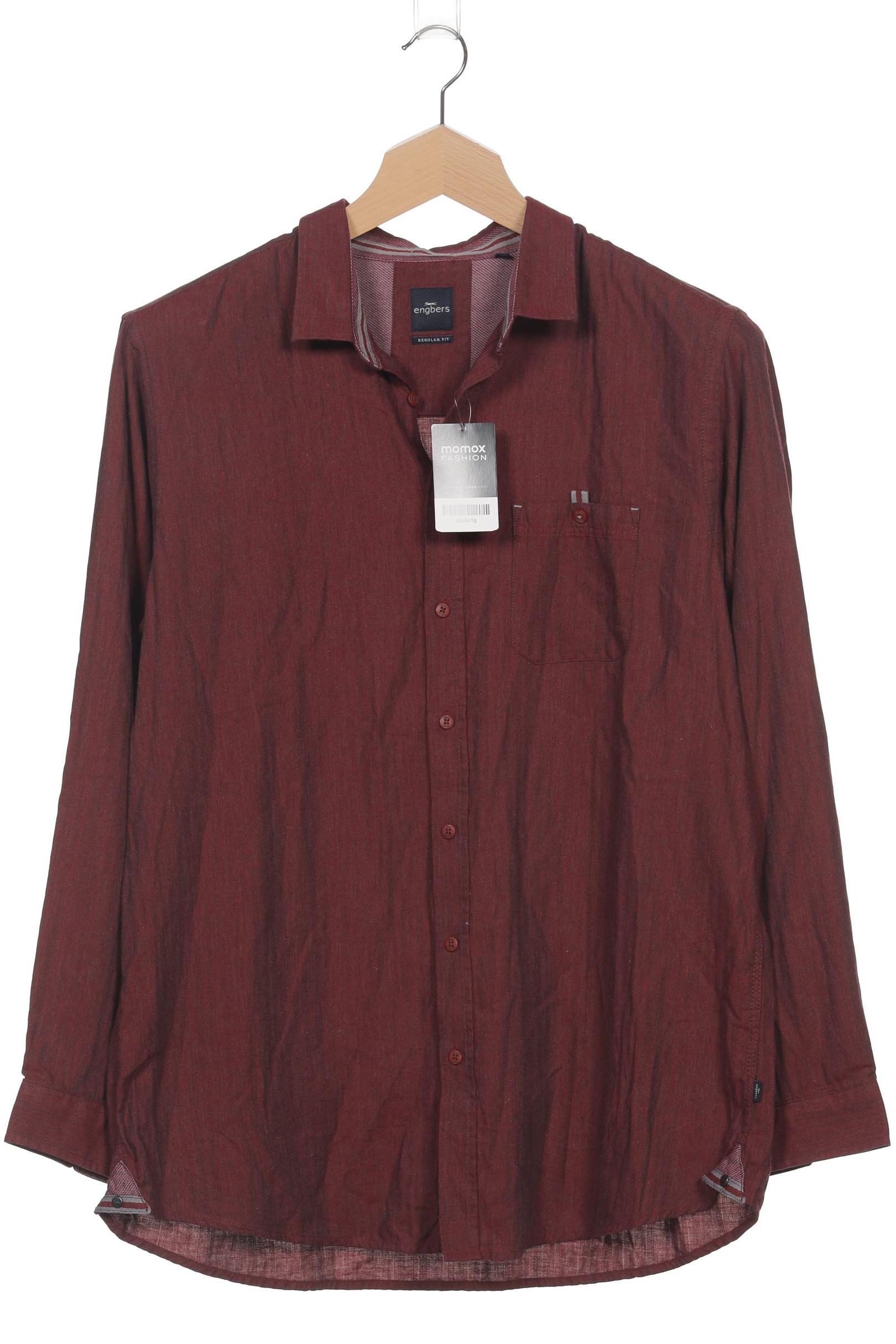

engbers Herren Hemd, bordeaux, Gr. 56
