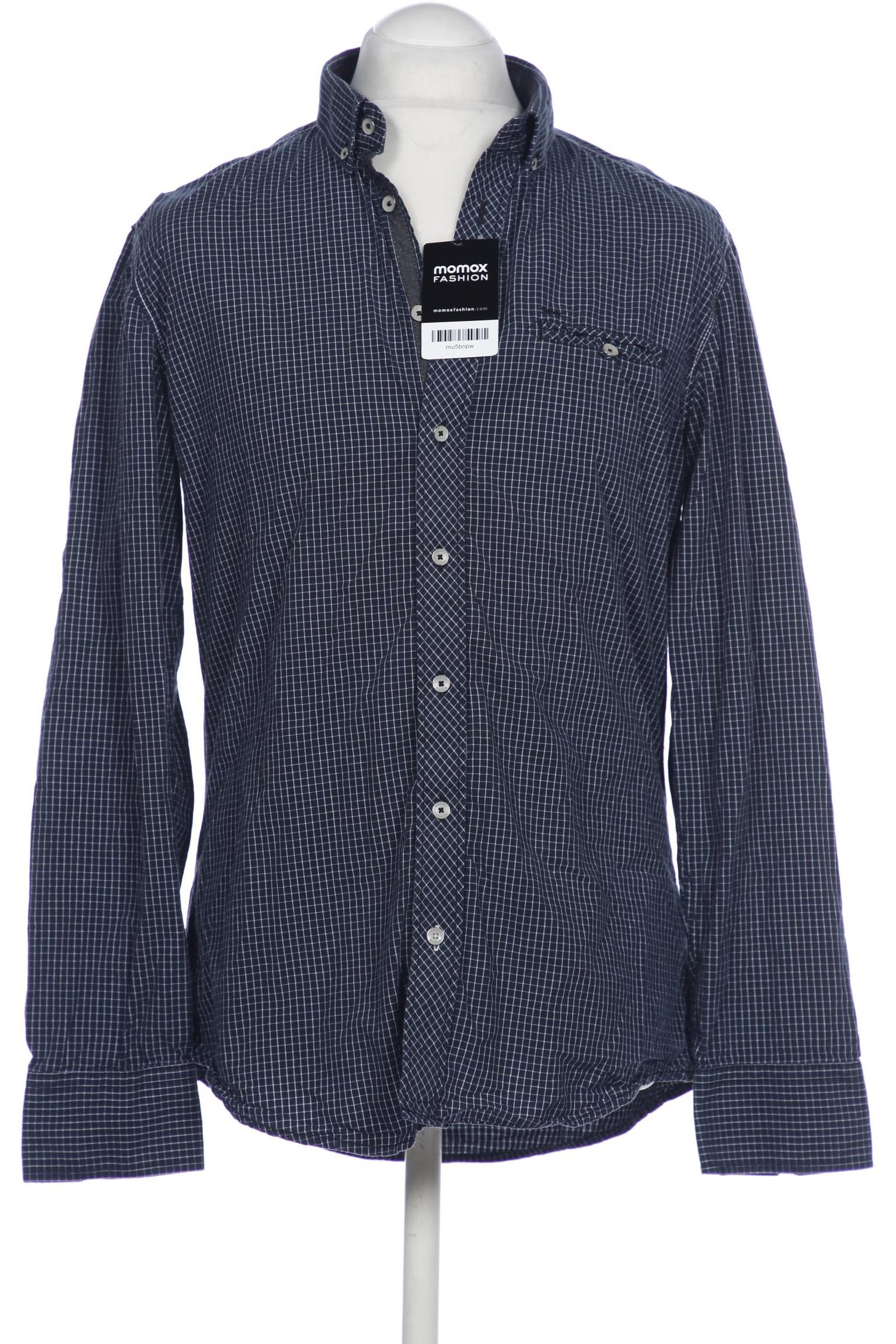 

engbers Herren Hemd, marineblau, Gr. 48