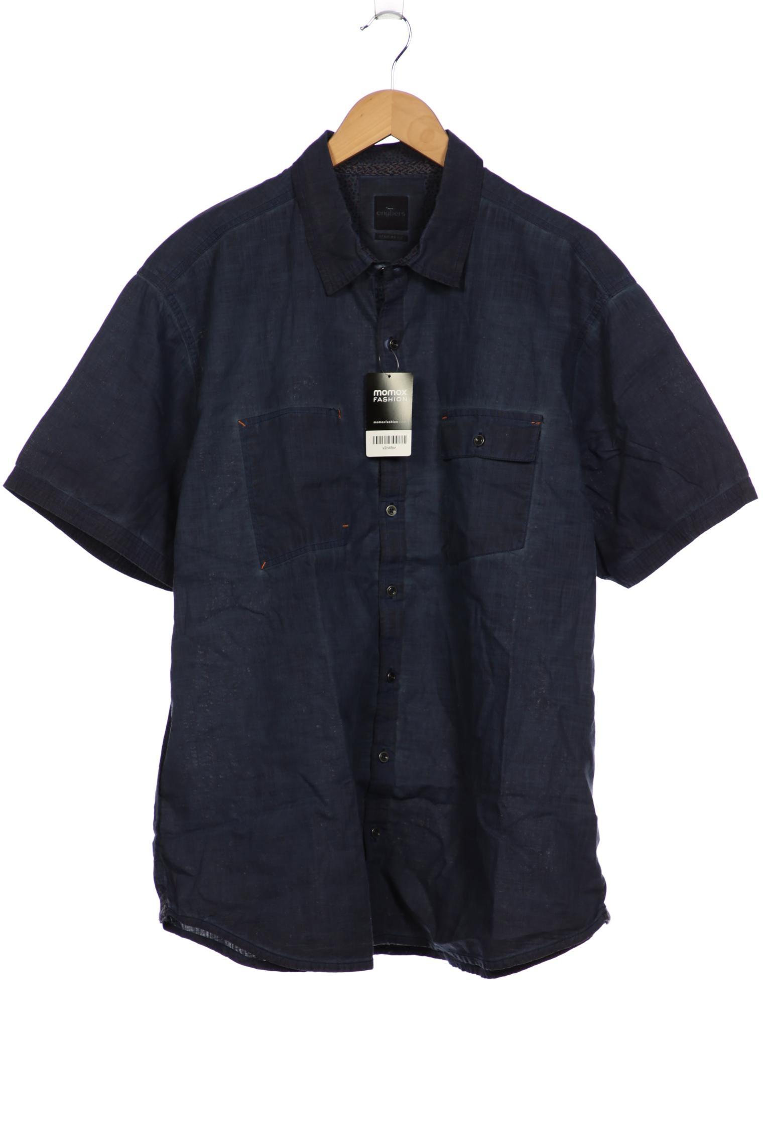 

engbers Herren Hemd, marineblau, Gr. 58