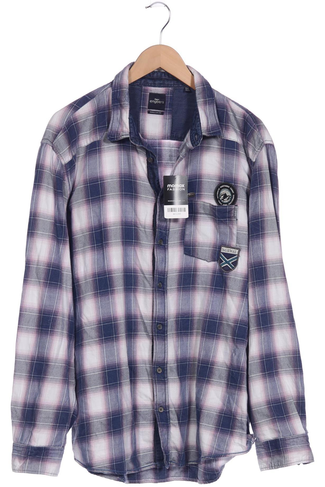 

engbers Herren Hemd, blau, Gr. 56