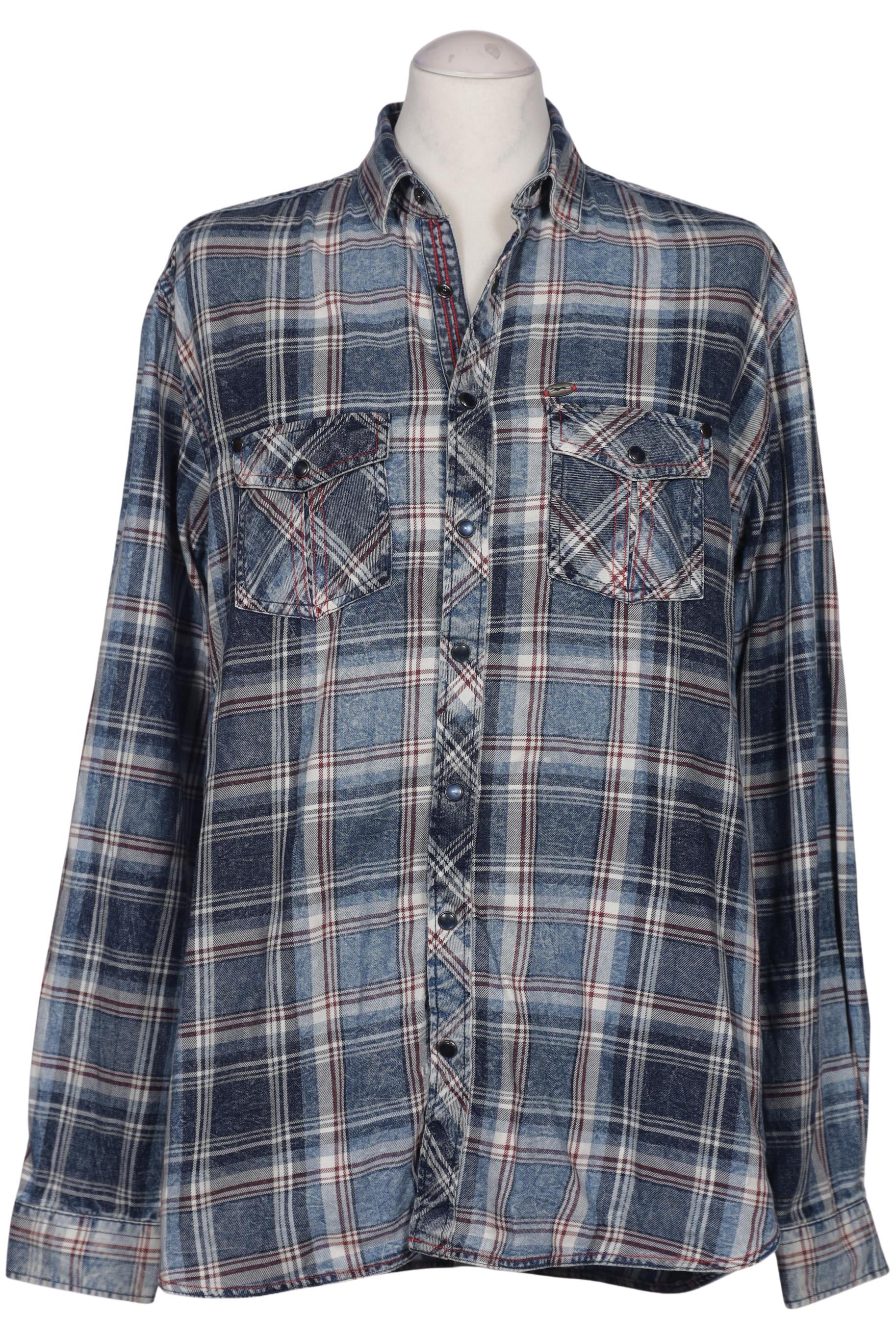 

engbers Herren Hemd, blau, Gr. 52