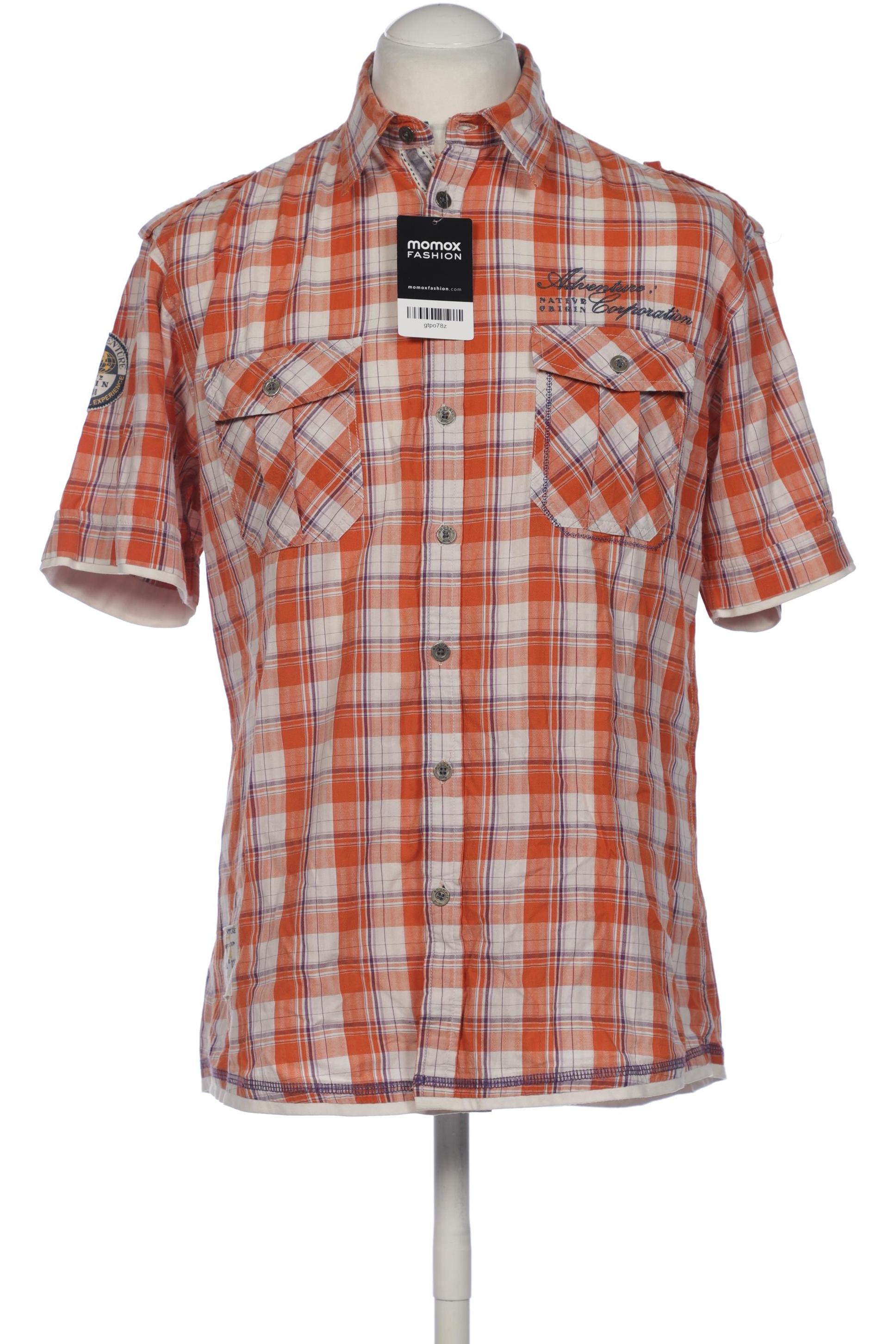 

engbers Herren Hemd, orange, Gr. 52